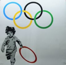 PURE EVIL (CHARLES UZZELL-EDWARDS) (born 1968) British (AR), New Logo for the Olympics,