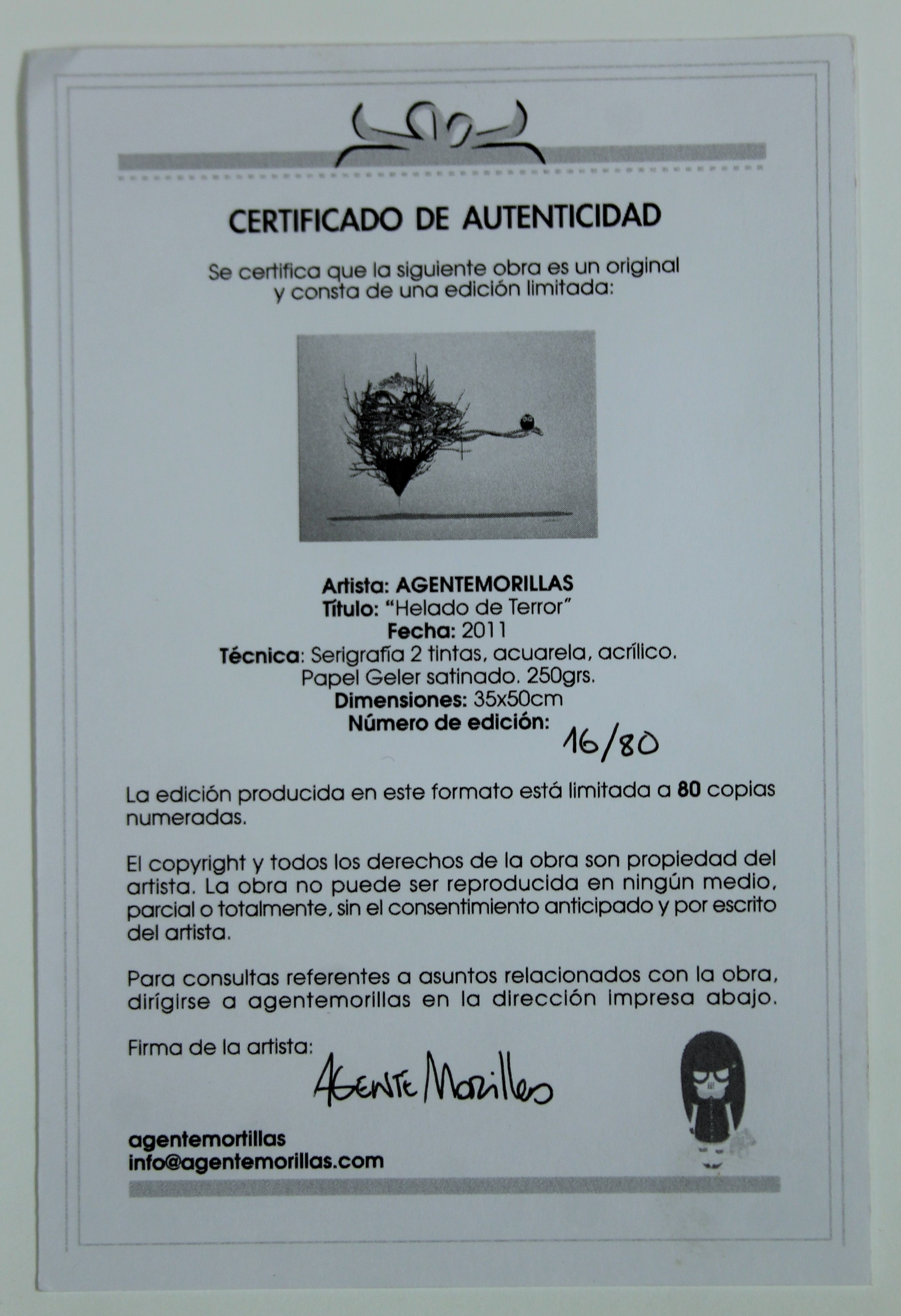 AGENTEMORILLAS, five signed limited edit - Image 3 of 9