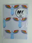 LIST, RACHEL, British (AR), N H S Angel, a packet of four pieces of wrapping paper,