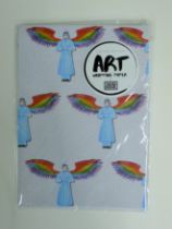 LIST, RACHEL, British (AR), N H S Angel, a packet of four pieces of wrapping paper,