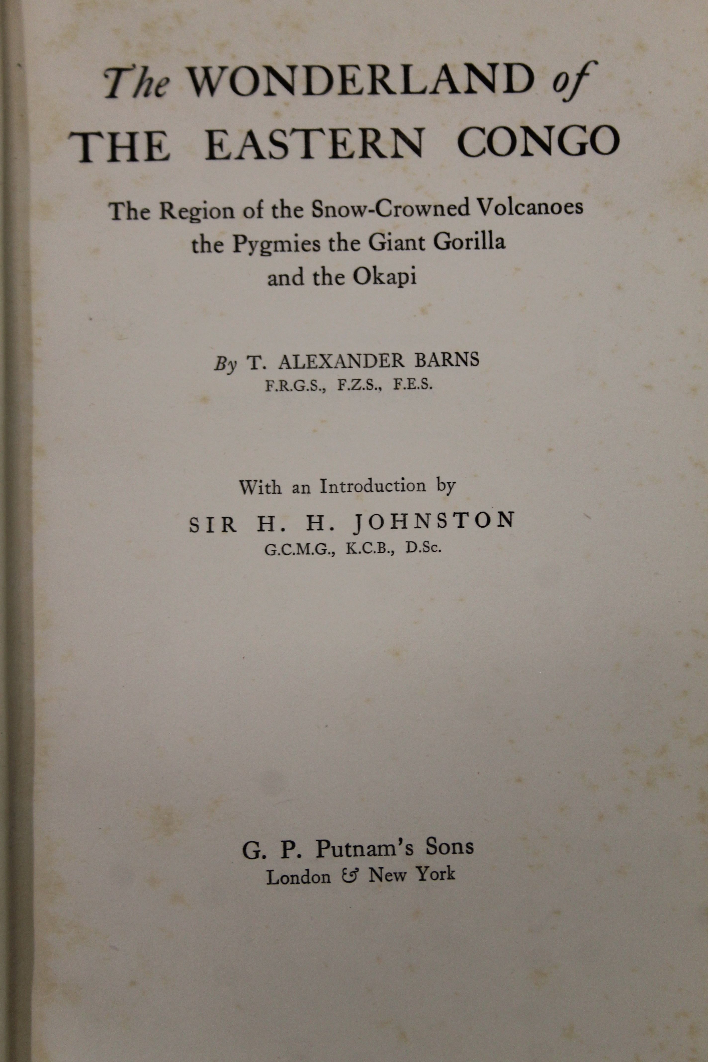 Johnston (Sir Harry H), British Central Africa, first edition, original cloth, - Image 36 of 52