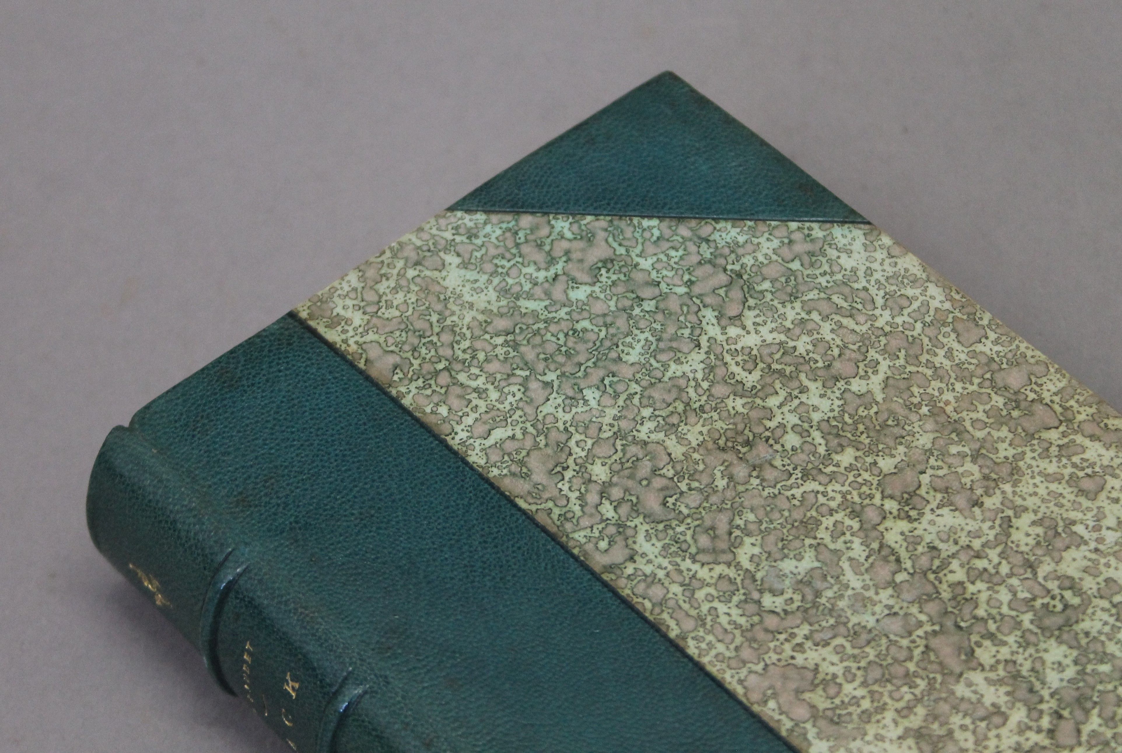 Moliere, Oeuvres Completes de Moliere, 4 vols, finely bound in full green morocco, - Bild 21 aus 56