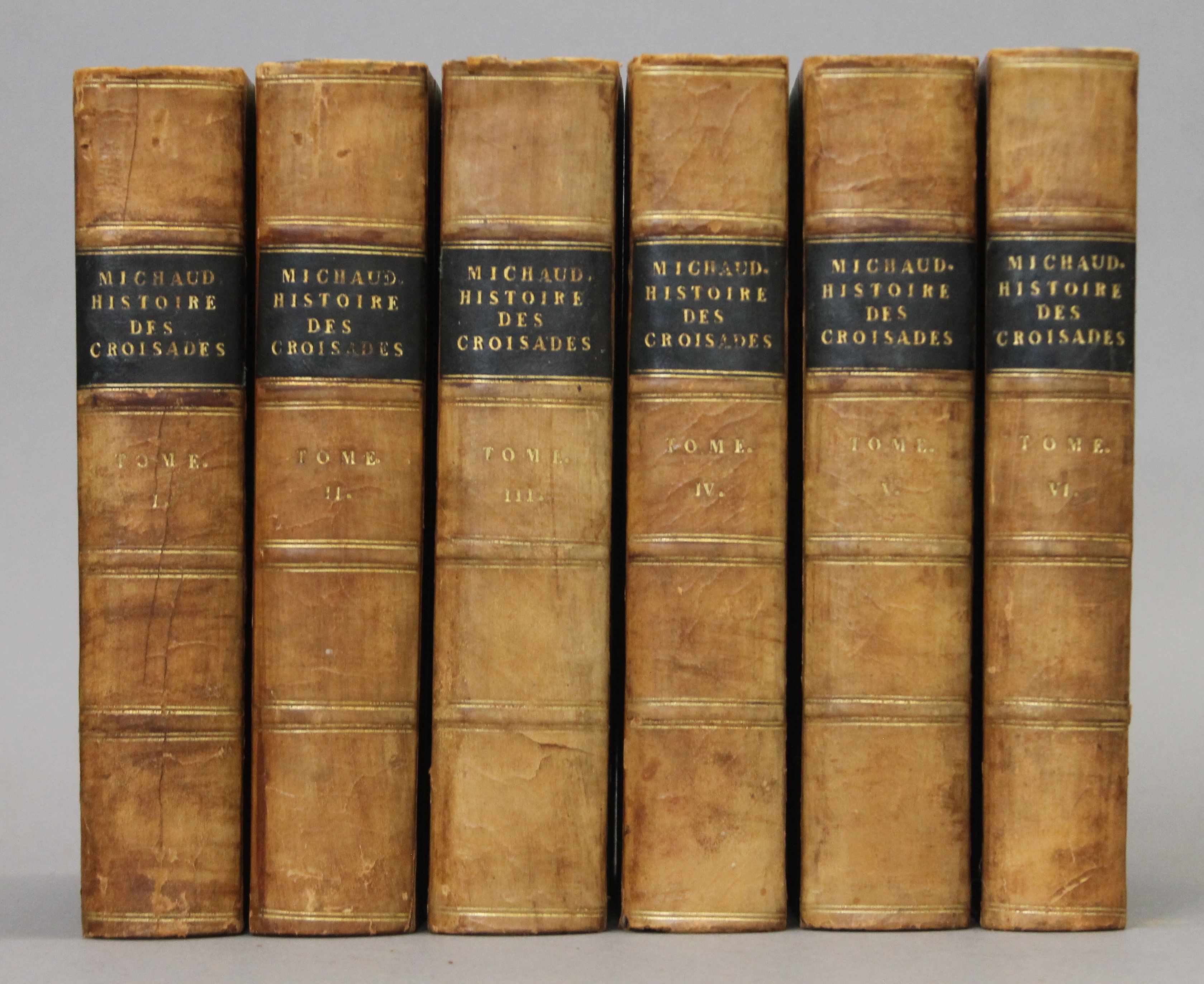 Michaud (Joseph Francois), Histoire des Croisades, 6 vols, quatrieme edition, - Image 2 of 18