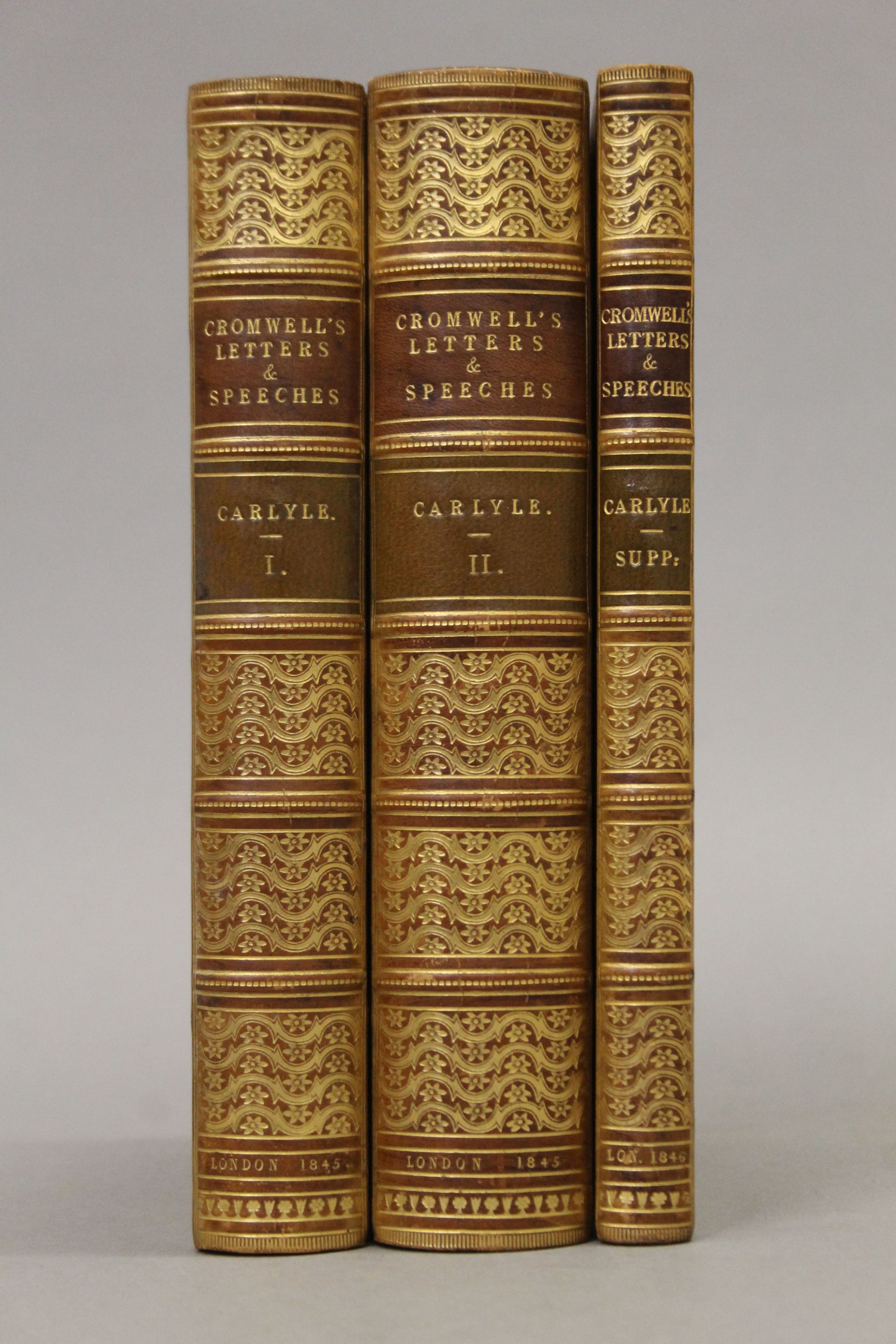 Carlyle (Thomas), Oliver Cromwell's Letters and Speeches, first edition, 3 vols, - Image 10 of 16