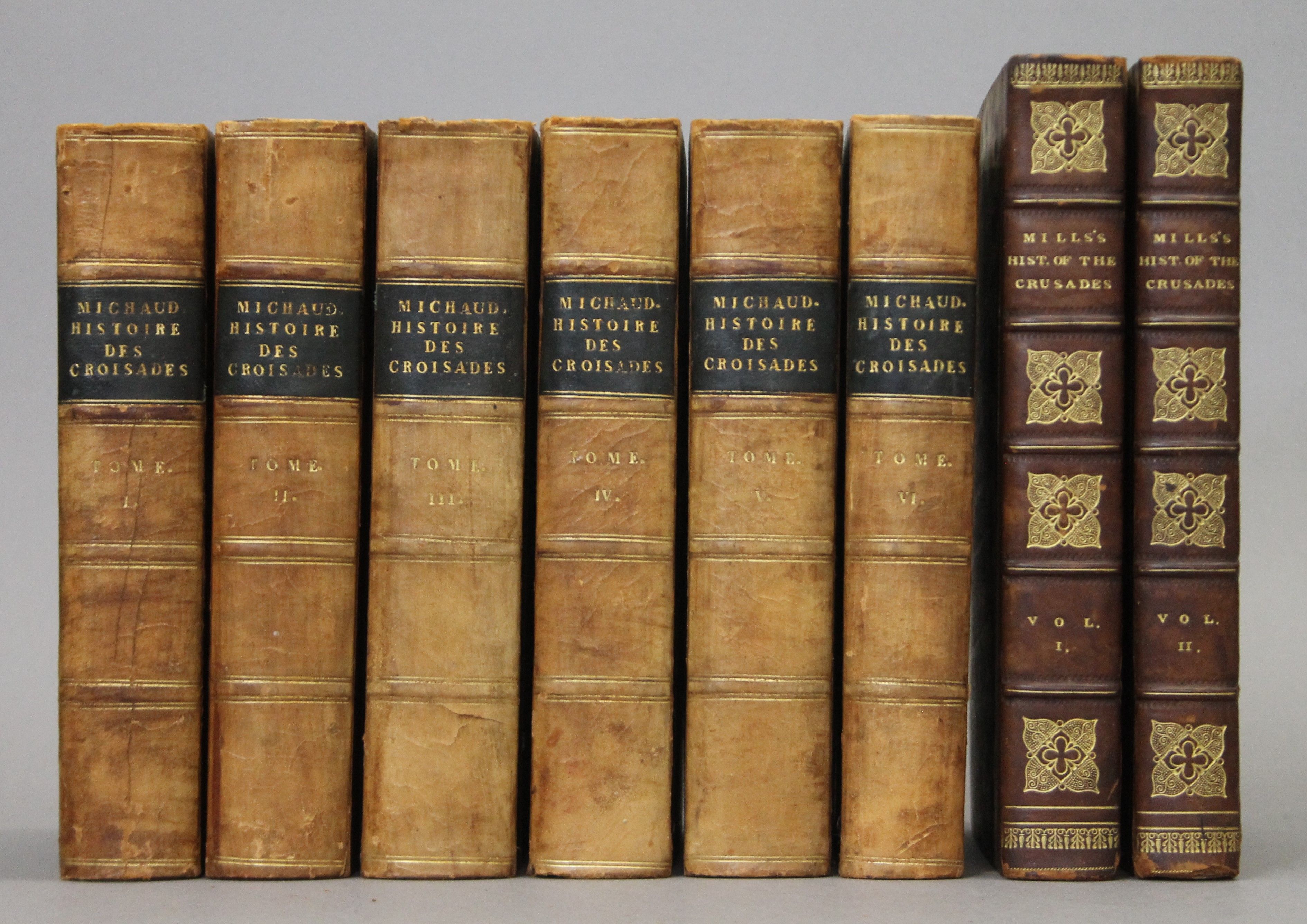 Michaud (Joseph Francois), Histoire des Croisades, 6 vols, quatrieme edition,