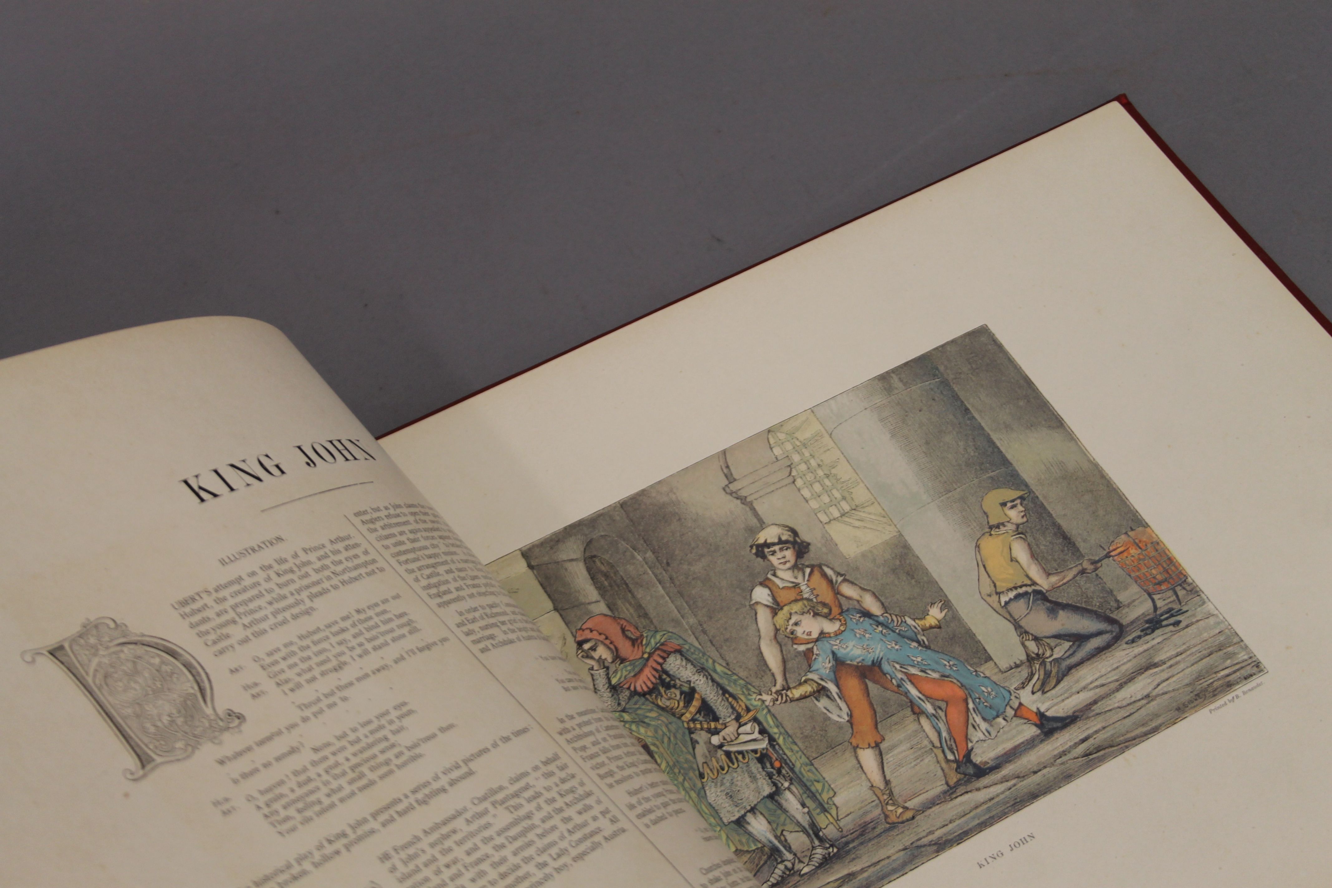 Alias (Charles), Scenes From Shakespeare for the Young, illustrated by H Sidney, oblong folio, - Bild 7 aus 64