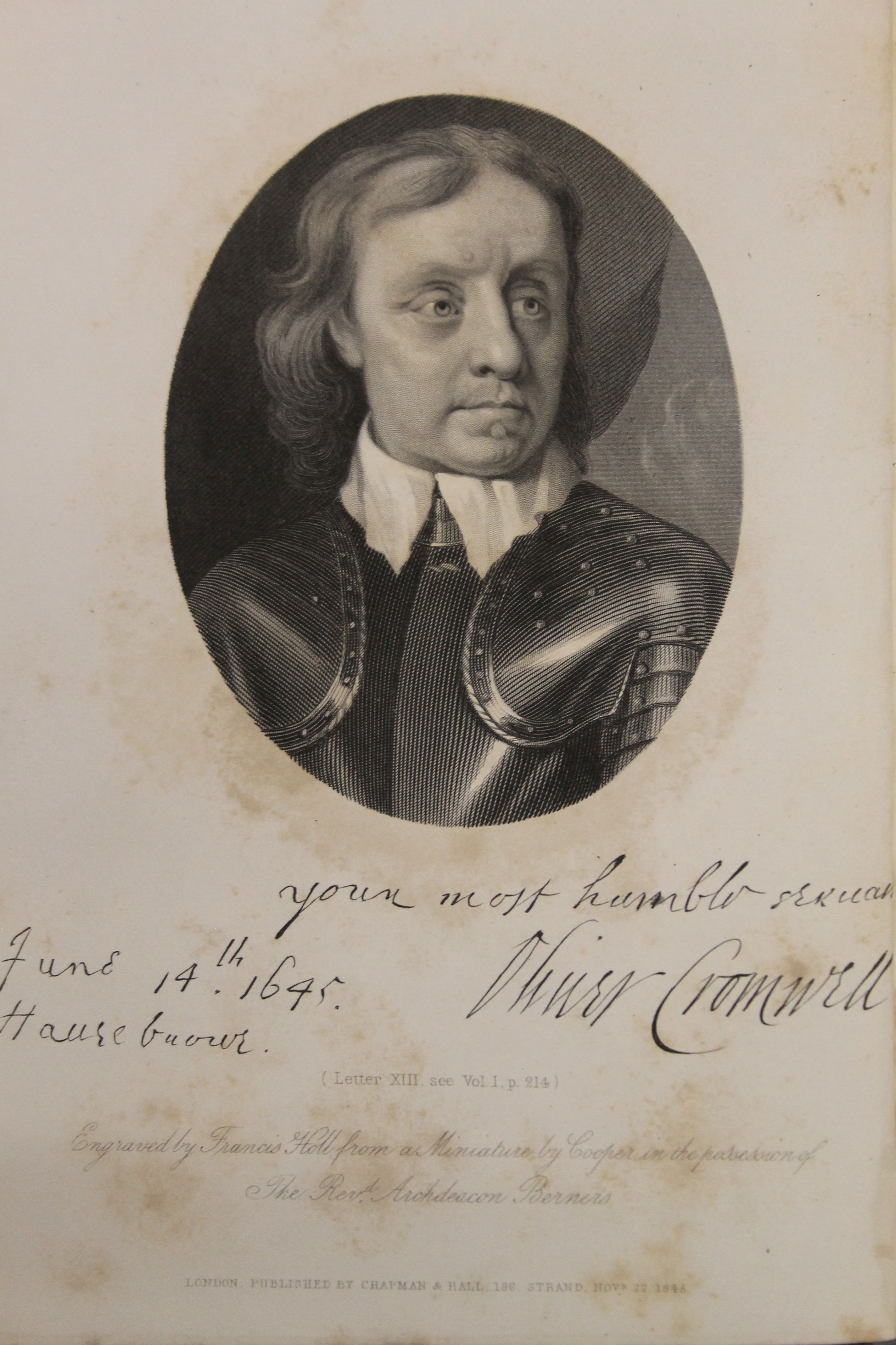 Carlyle (Thomas), Oliver Cromwell's Letters and Speeches, first edition, 3 vols, - Image 16 of 16