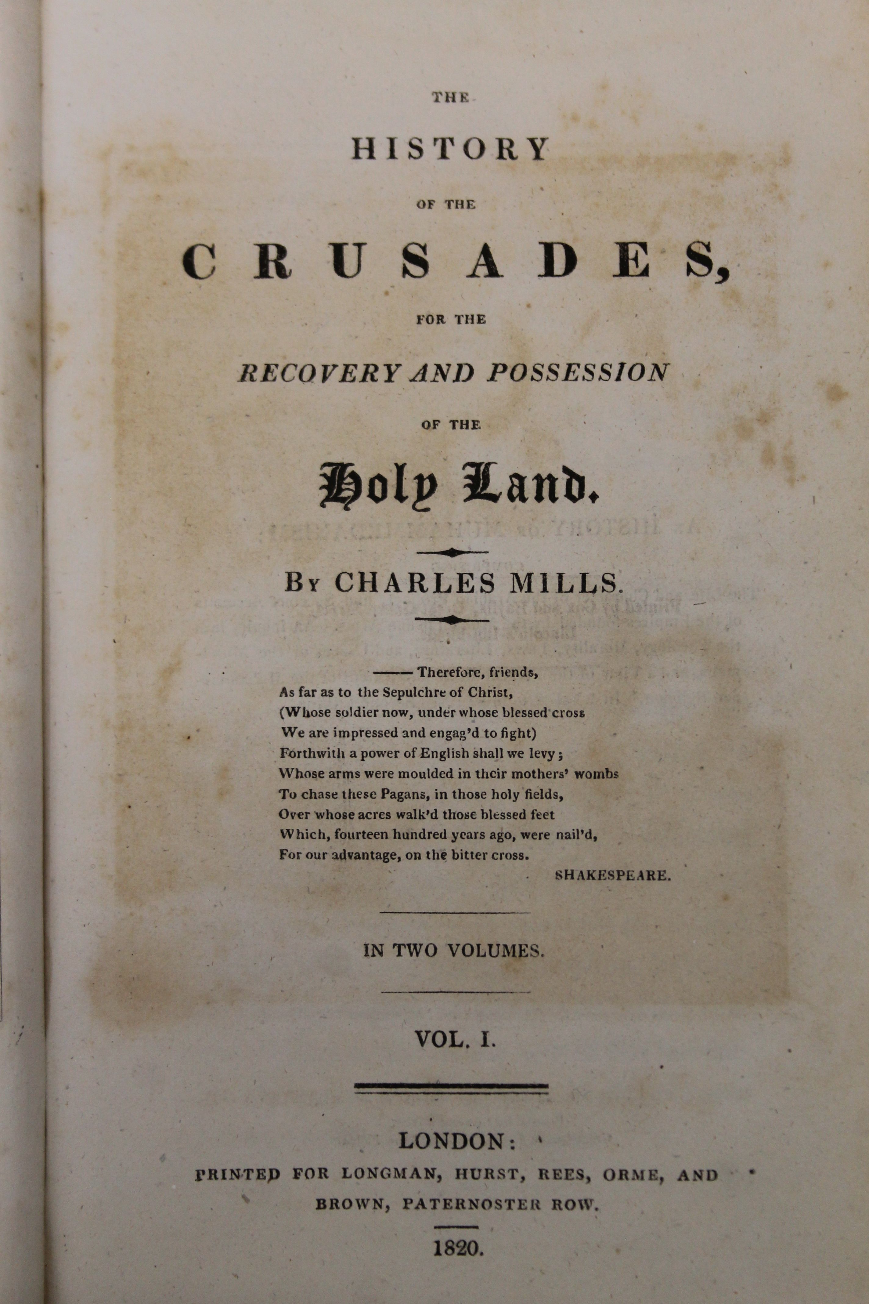 Michaud (Joseph Francois), Histoire des Croisades, 6 vols, quatrieme edition, - Image 15 of 18