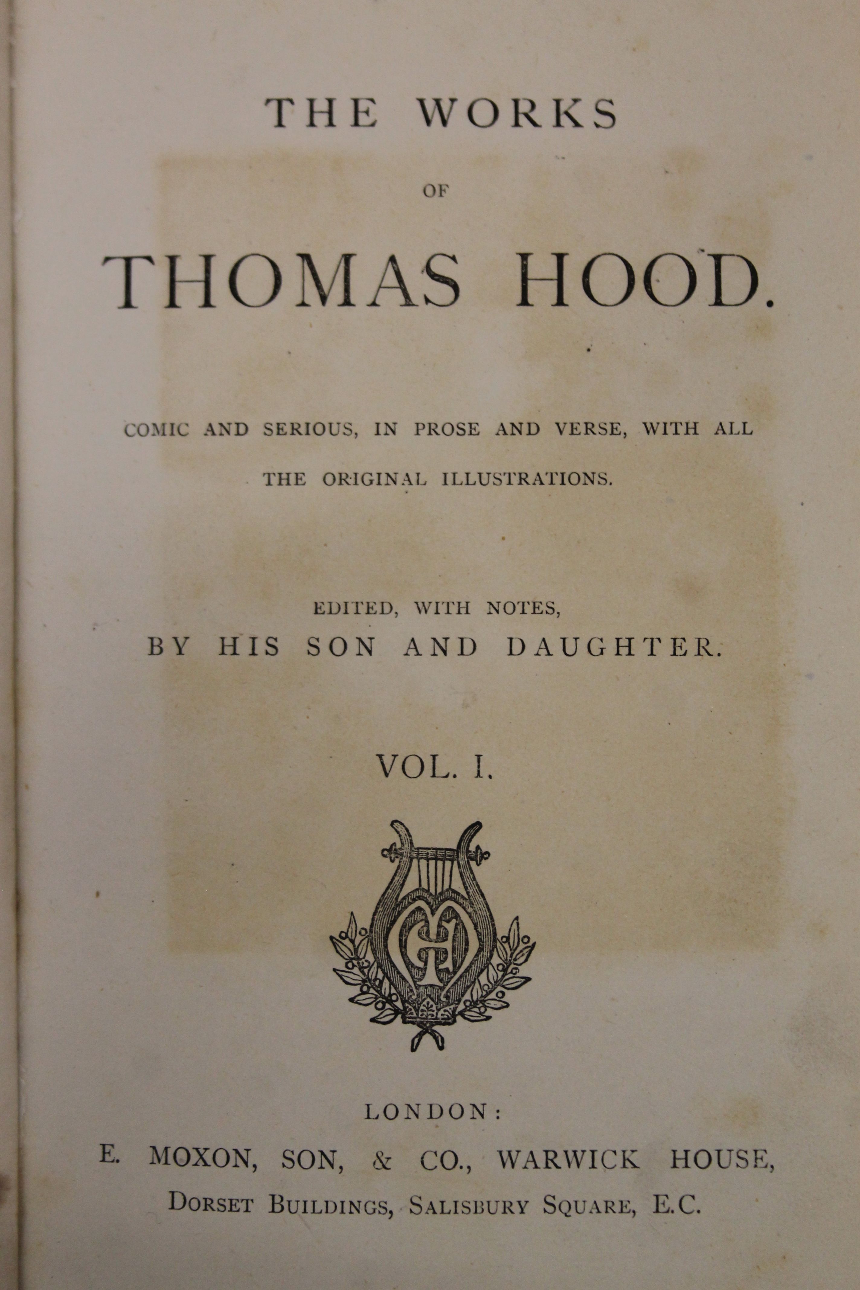 Hardy (Thomas), The Dynasts, 3 vols, rebound in contemporary half vellum, leather label, - Image 13 of 22