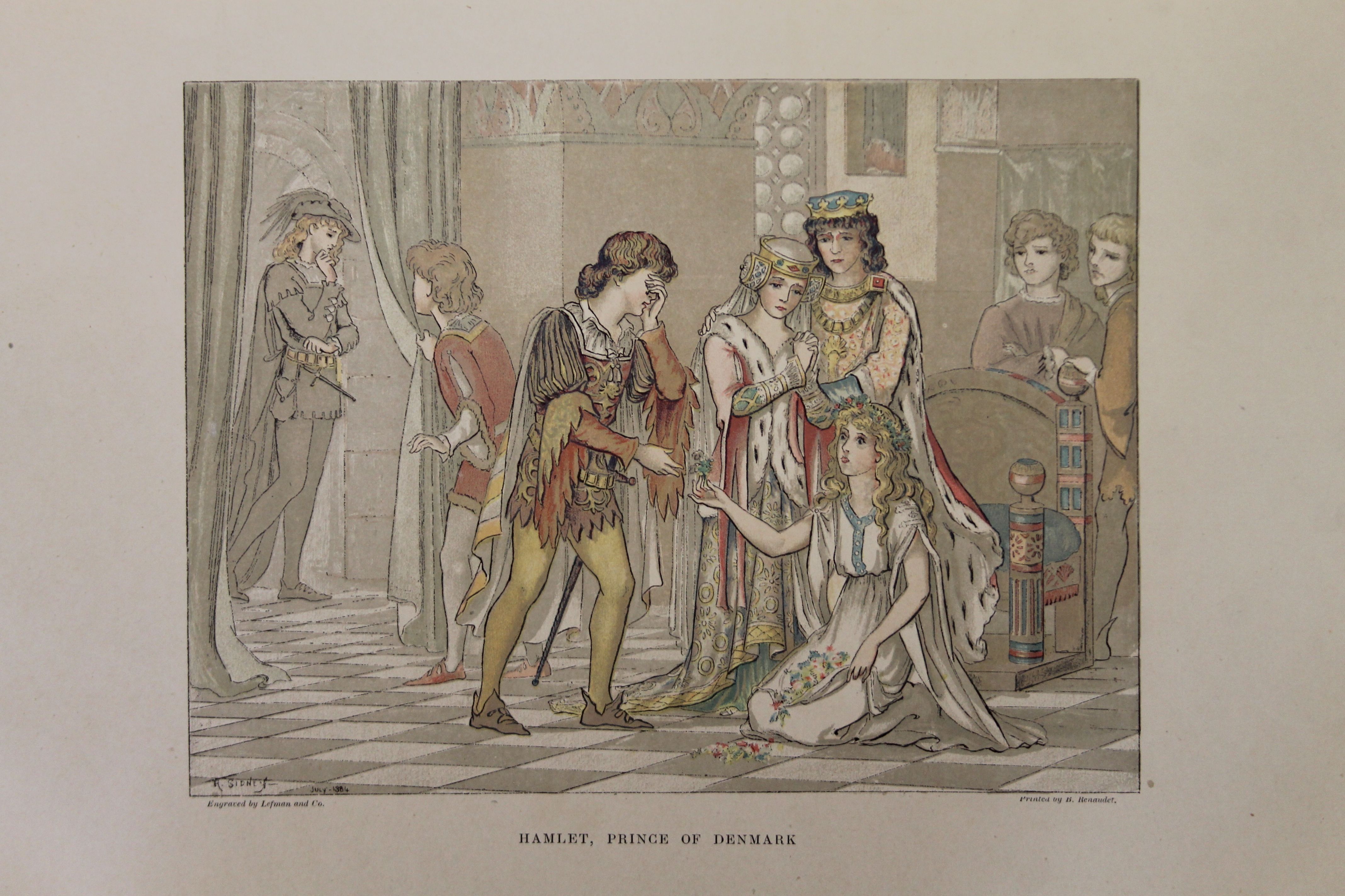 Alias (Charles), Scenes From Shakespeare for the Young, illustrated by H Sidney, oblong folio, - Bild 6 aus 64