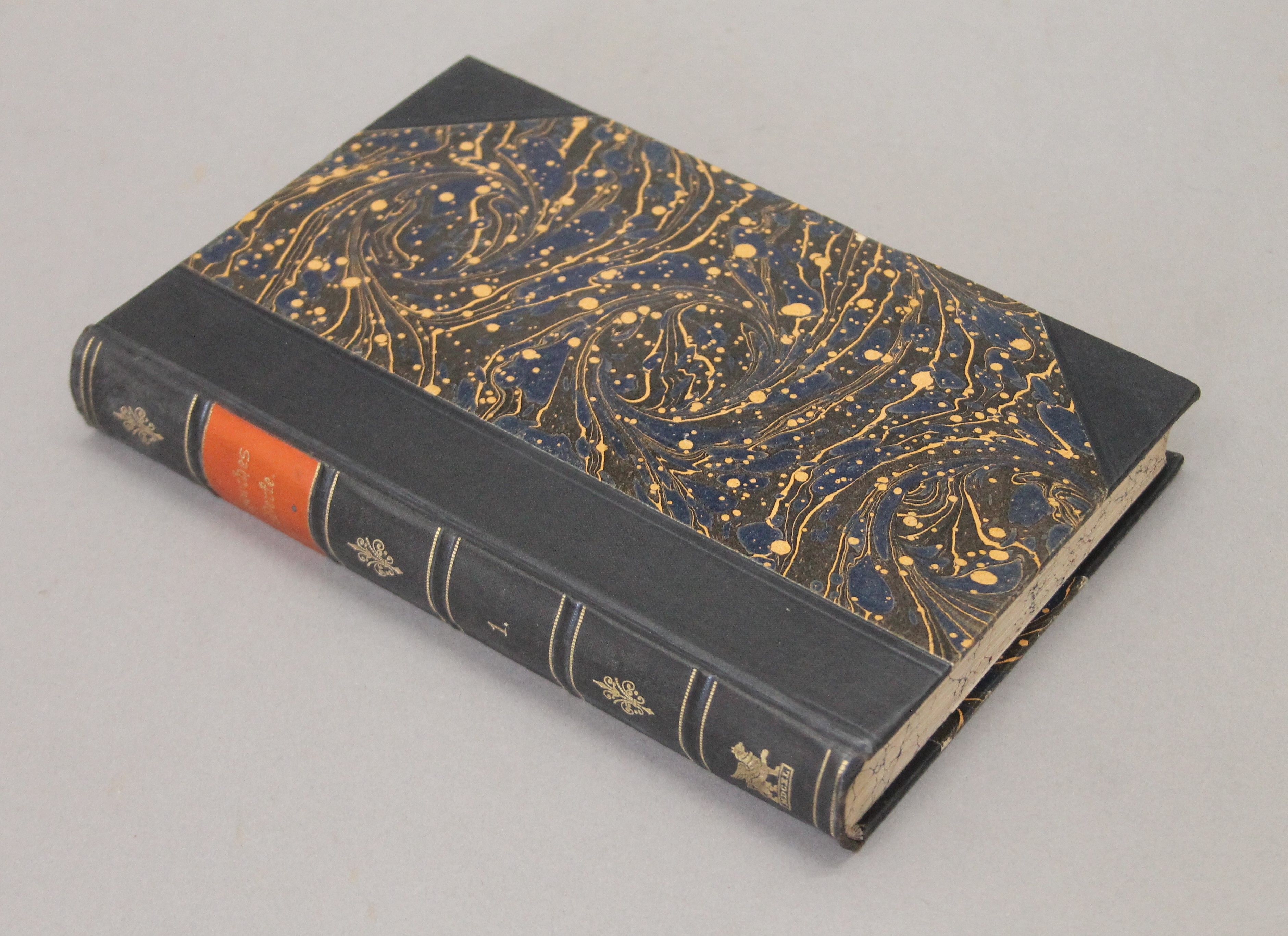 Goethe (J W), Samtliche Werke, 36 vols, original half cloth, marbled boards, Stuttgart, 1893. - Image 4 of 11