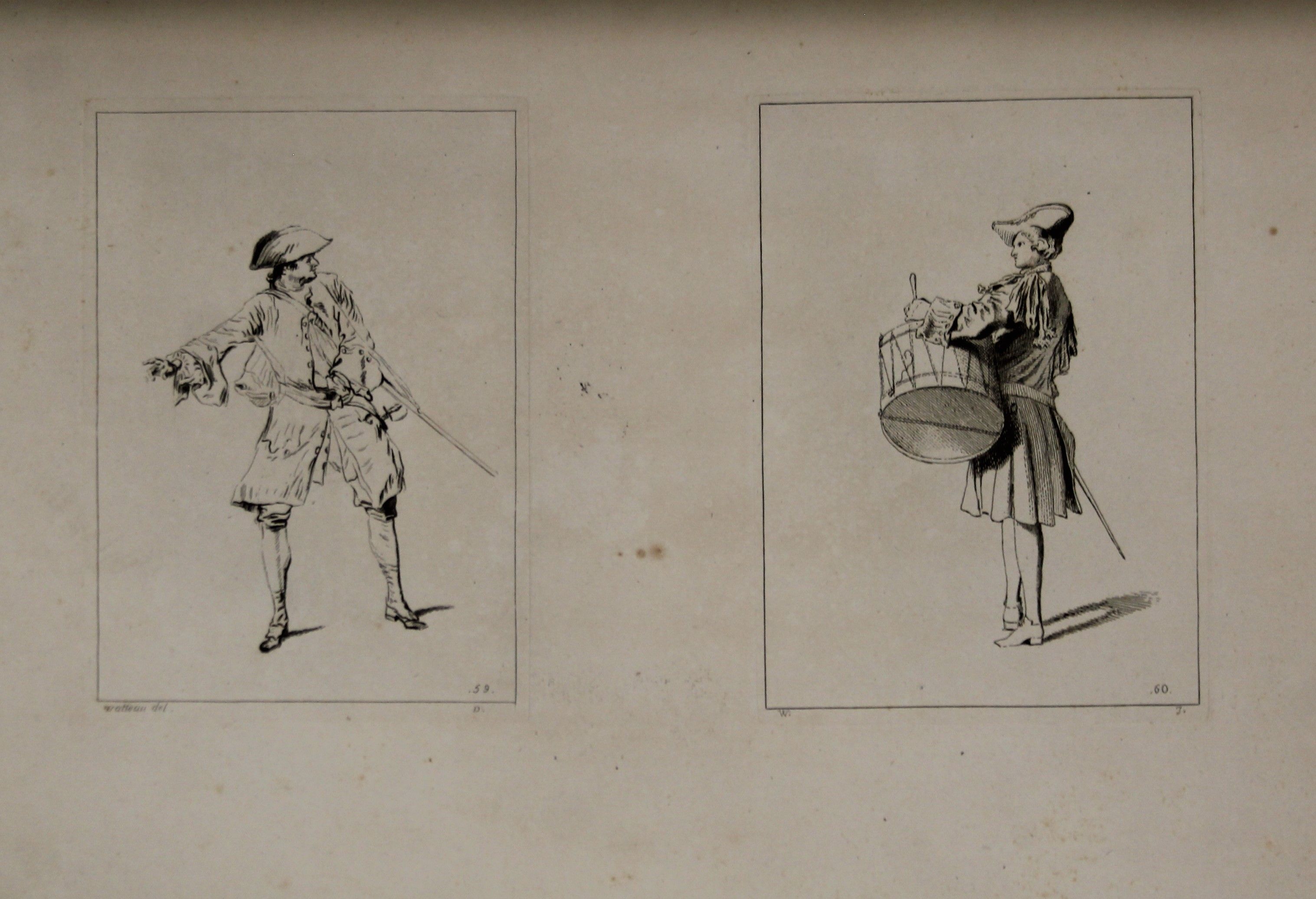 Watteau (Jean Antione), Figures de Differents Caracteres de Paysages et d'Etudes, - Image 12 of 12