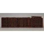 Shakespeare (William), Works, Temple edition, 39 volumes, original full limp red morocco,