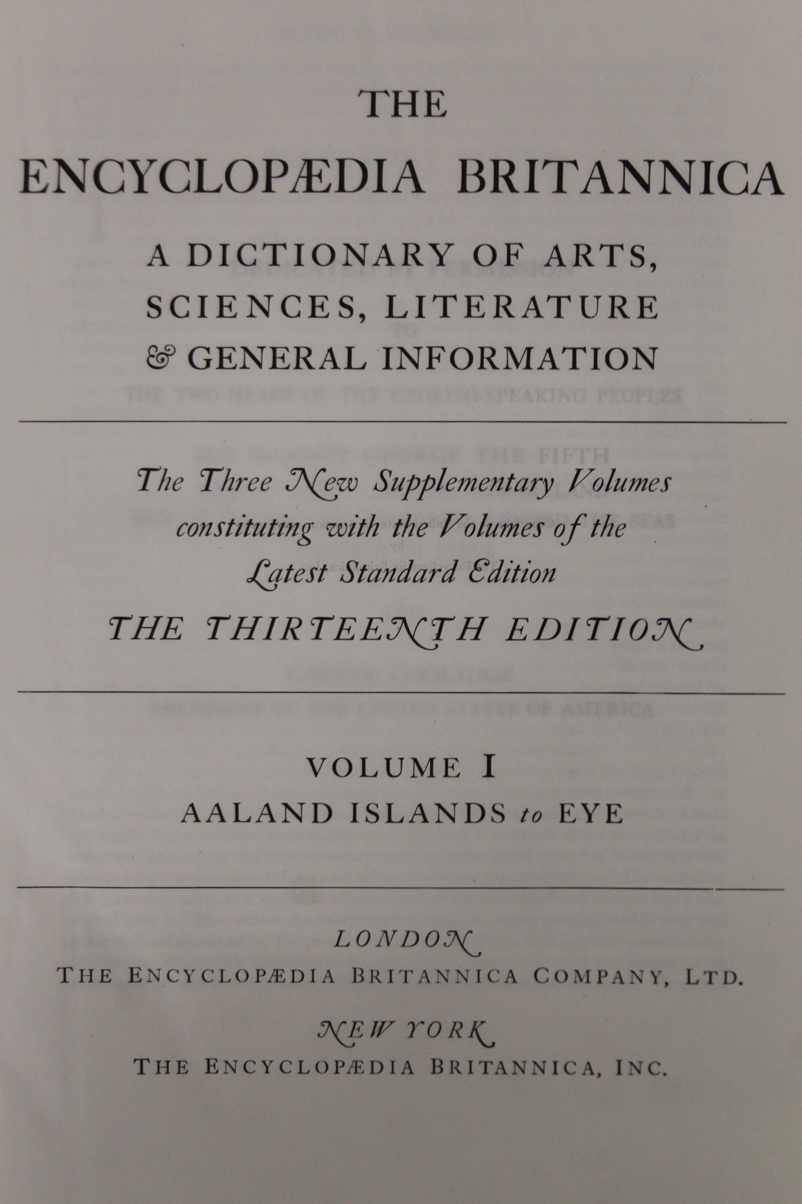 The Encyclopaedia Britannica, eleventh edition, 32 vols, India paper, - Image 17 of 18