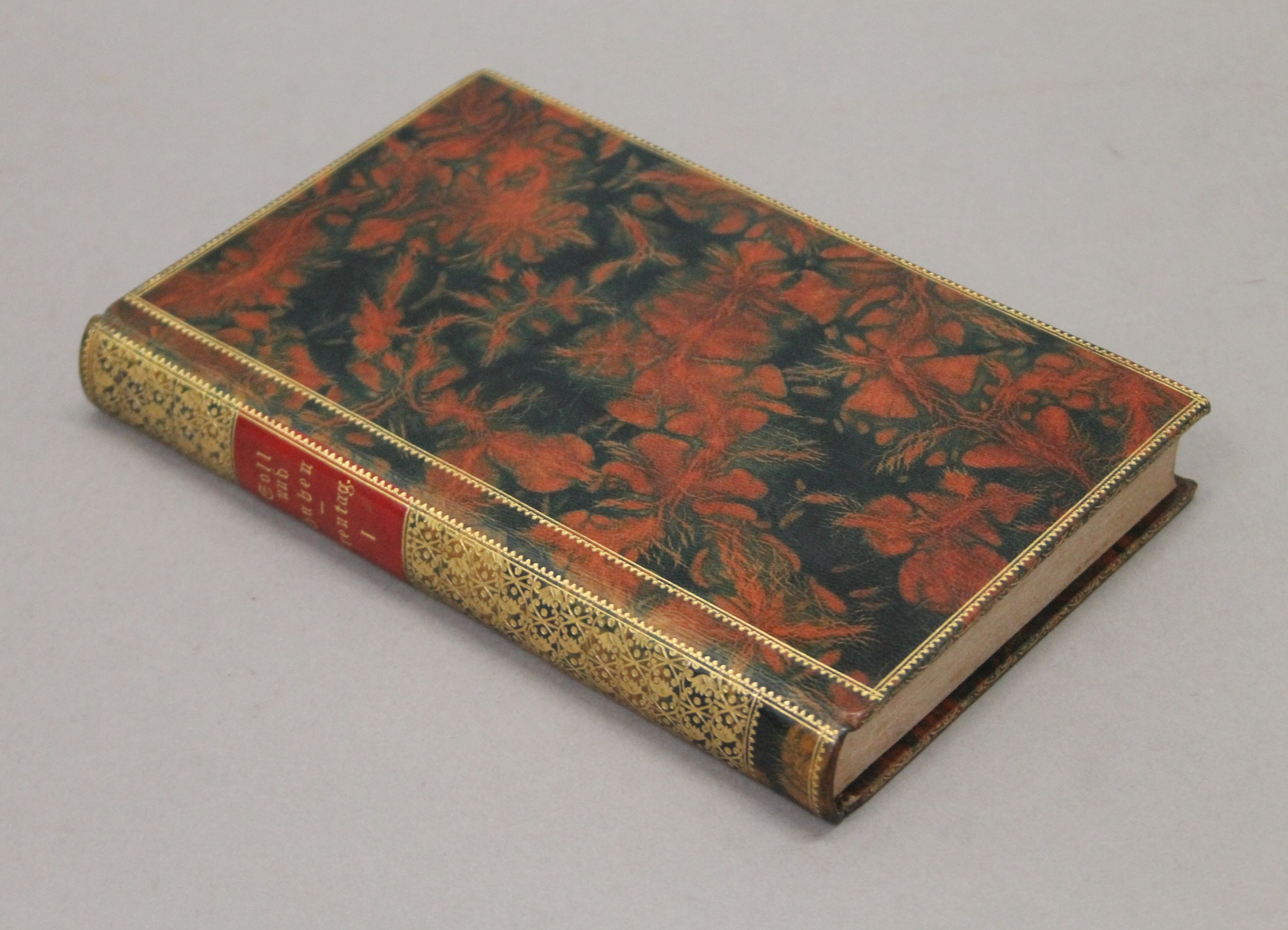 German Literature, 42 volumes, finely bound, some by Leighton. - Bild 47 aus 102