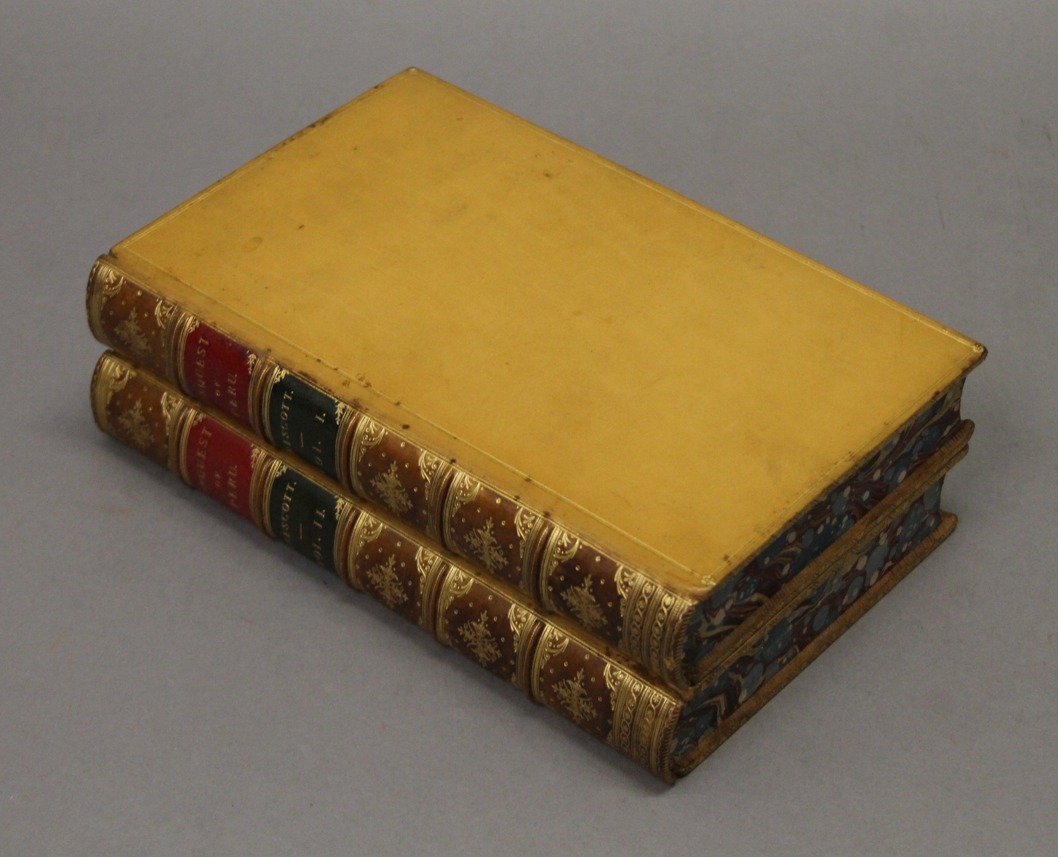 Prescott (William H), Works, 12 vols, finely bound in full brown calf, red and green labels, - Image 4 of 11