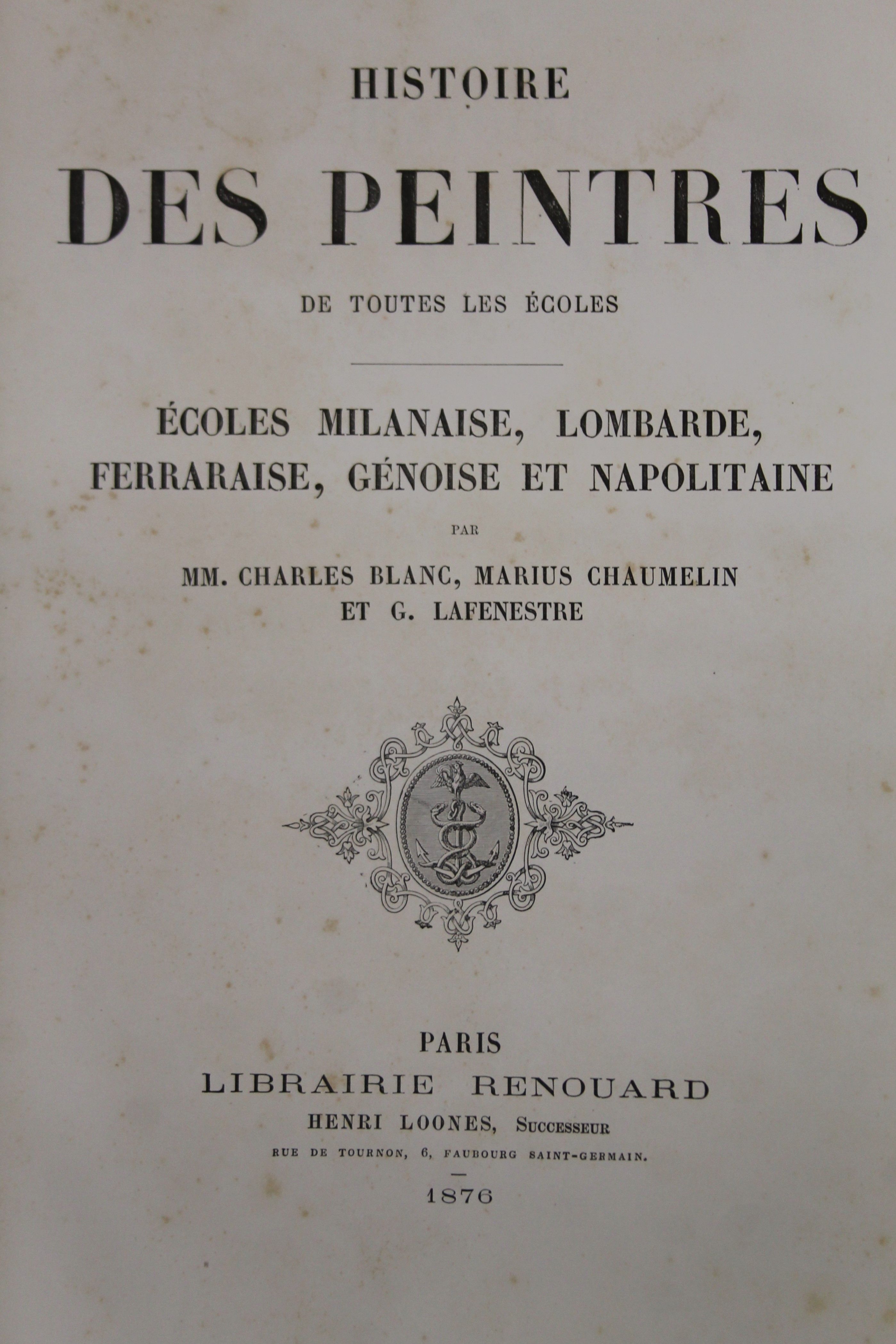 Blanc (M Charles et al), Histoire des Peintres des Toutes les Ecoles, - Image 13 of 17