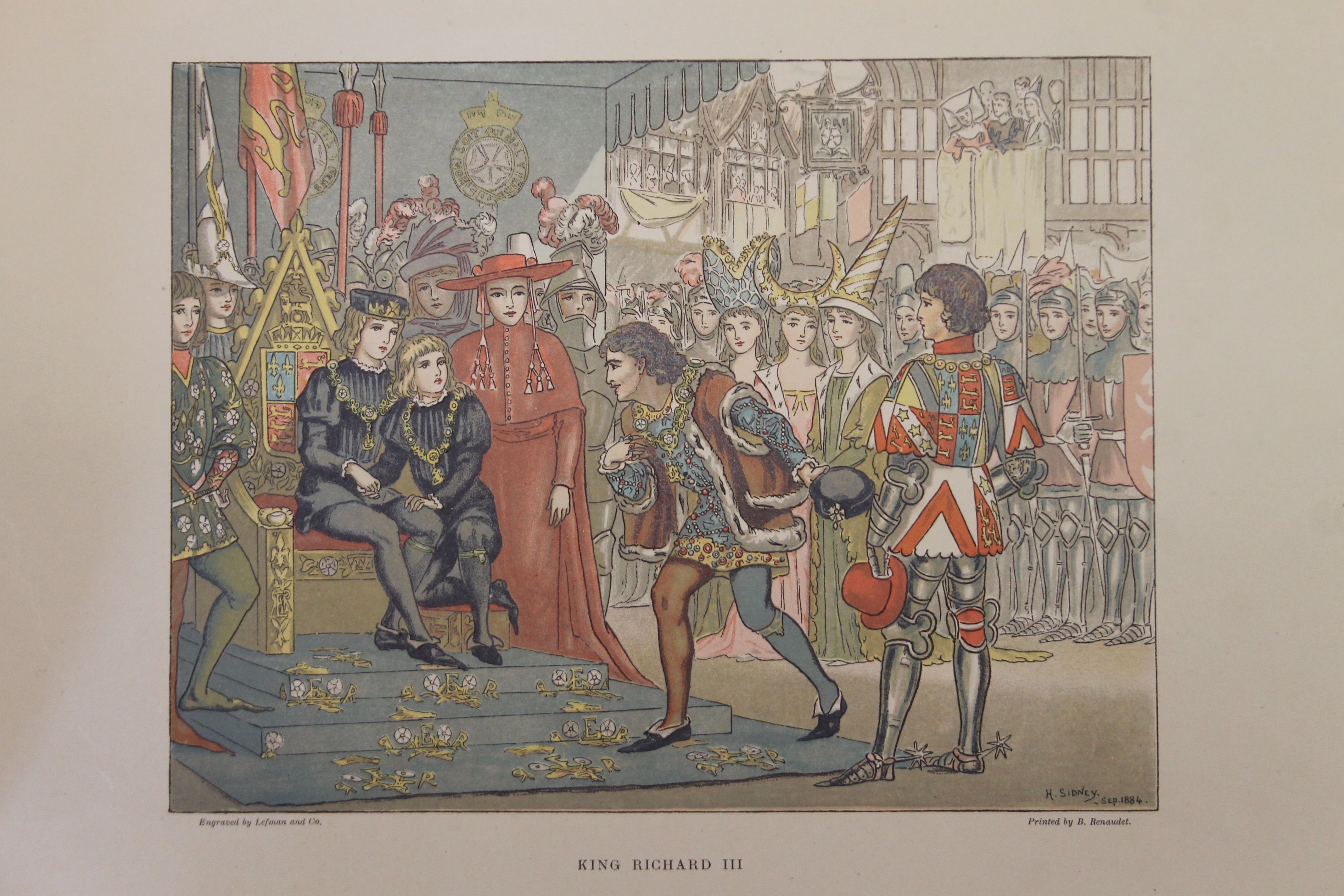 Alias (Charles), Scenes From Shakespeare for the Young, illustrated by H Sidney, oblong folio, - Bild 9 aus 64