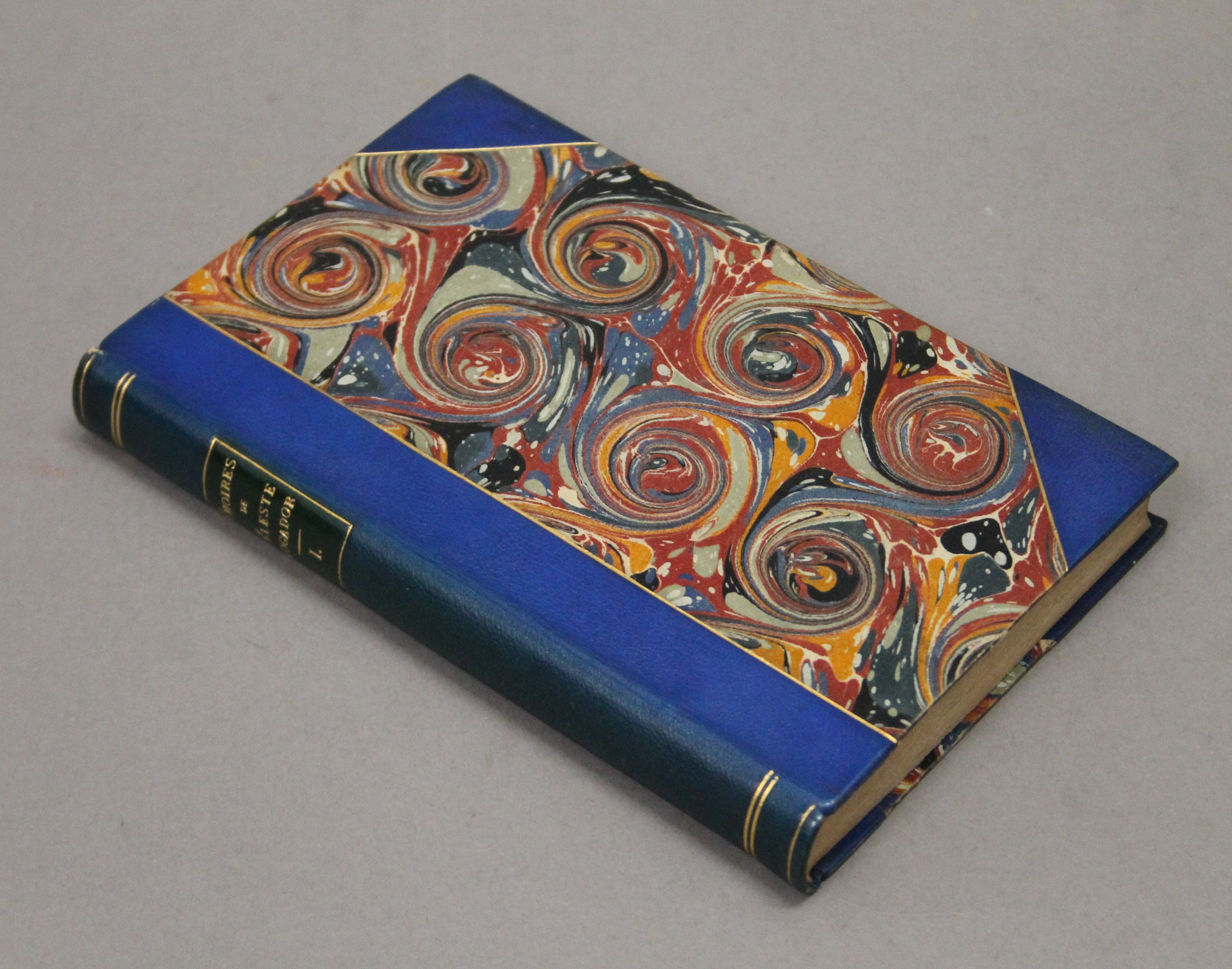 Mogador (Celeste), Memoires de Celeste Mogador, 4 vols, finely bound in half blue morocco, Paris, - Image 4 of 31