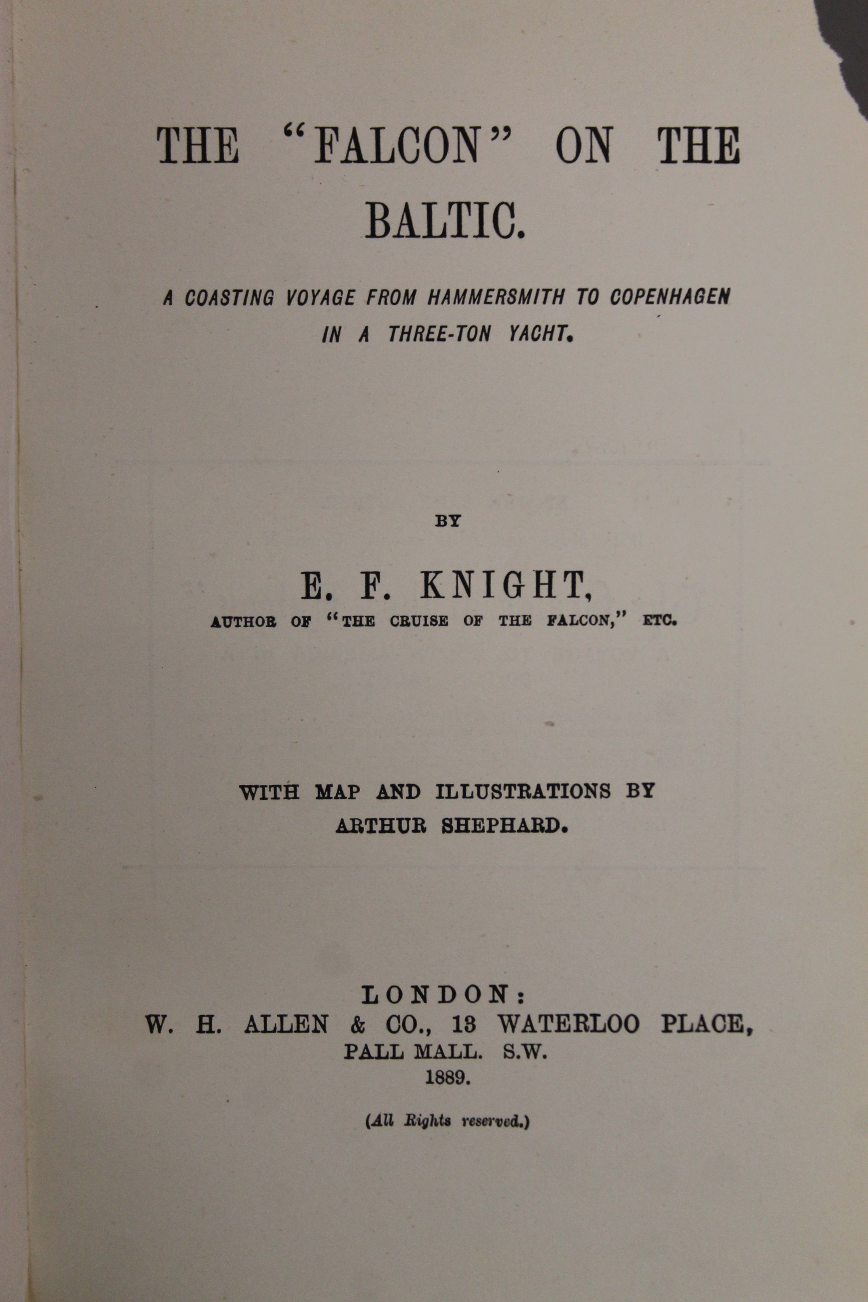 Cowper (Frank), Sailing Tours: The Yachtman's Guide to the Cruising Waters of the English Coast, - Image 23 of 25