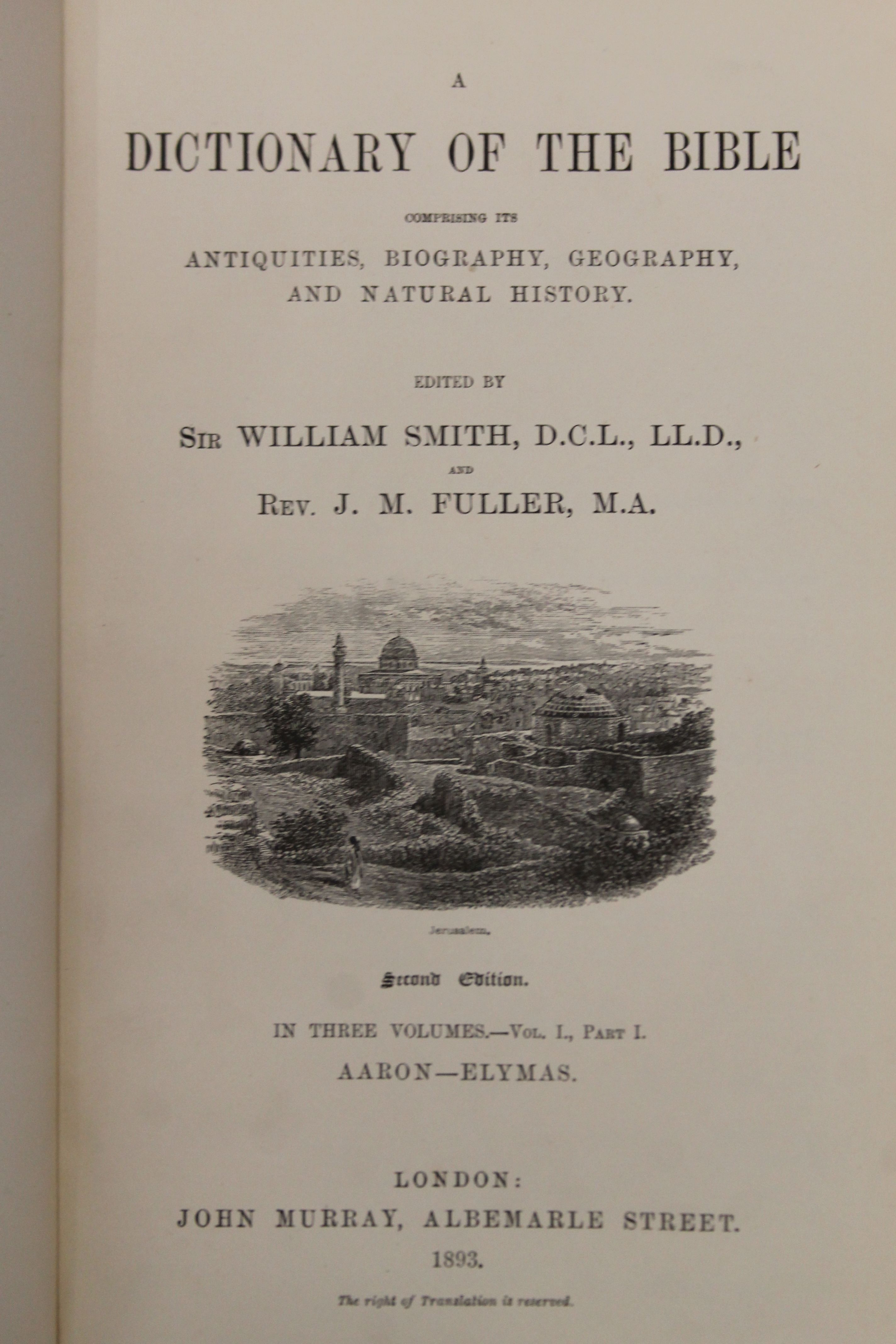 Smith (Sir William), A Dictionary of Christian Biography, 4 vols, - Image 18 of 19