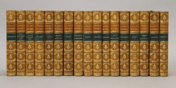Ouida (La Ramee Marie Louise de), Novels, 17 volumes bound in matching half brown calf,