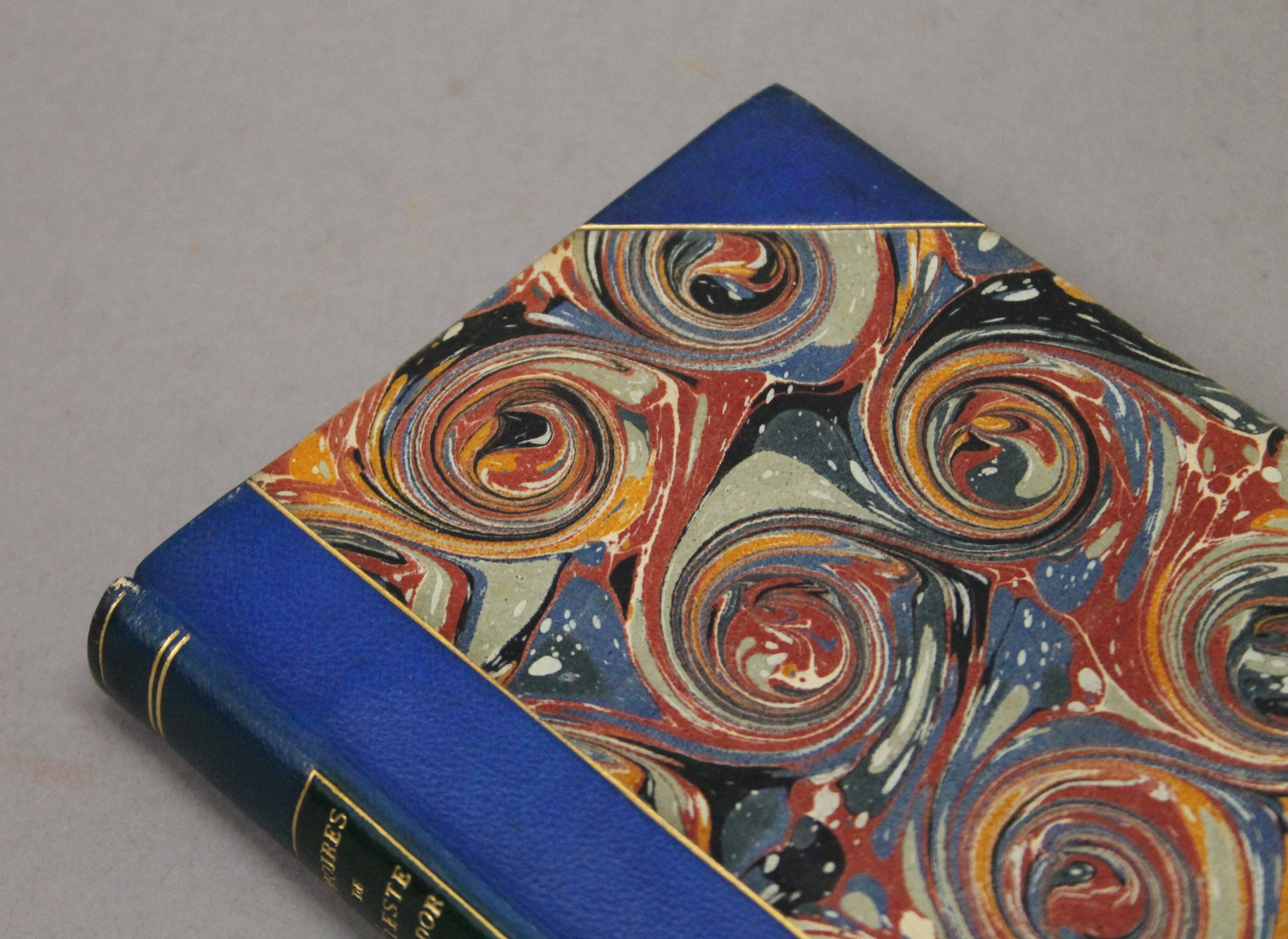 Mogador (Celeste), Memoires de Celeste Mogador, 4 vols, finely bound in half blue morocco, Paris, - Image 6 of 31