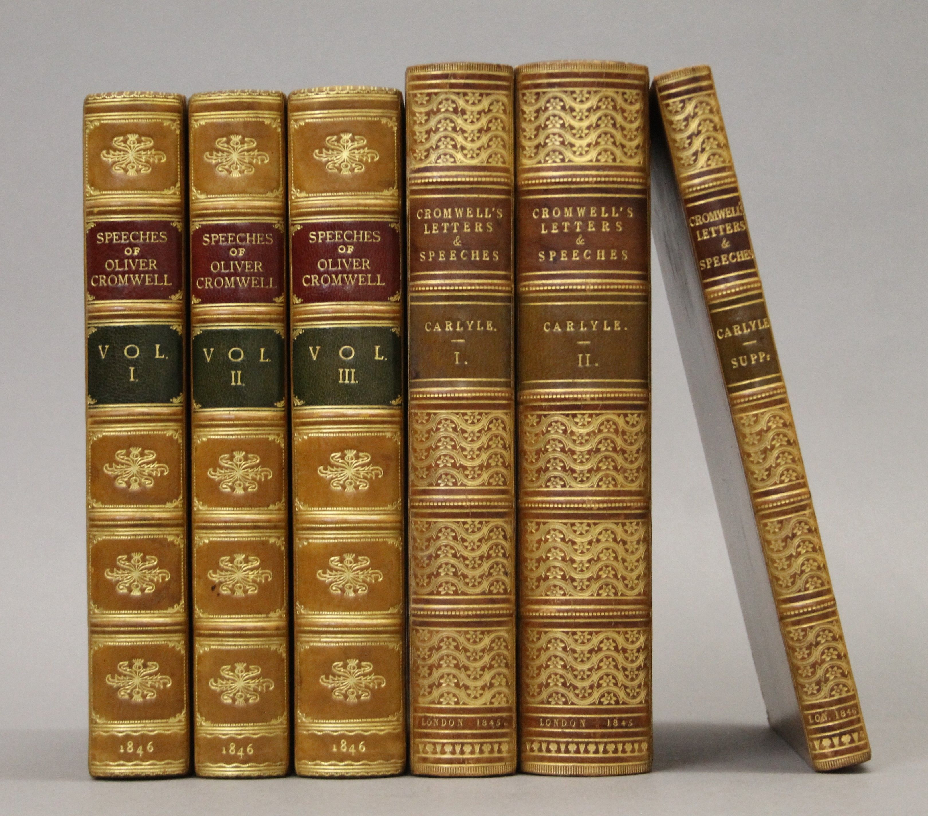 Carlyle (Thomas), Oliver Cromwell's Letters and Speeches, first edition, 3 vols,