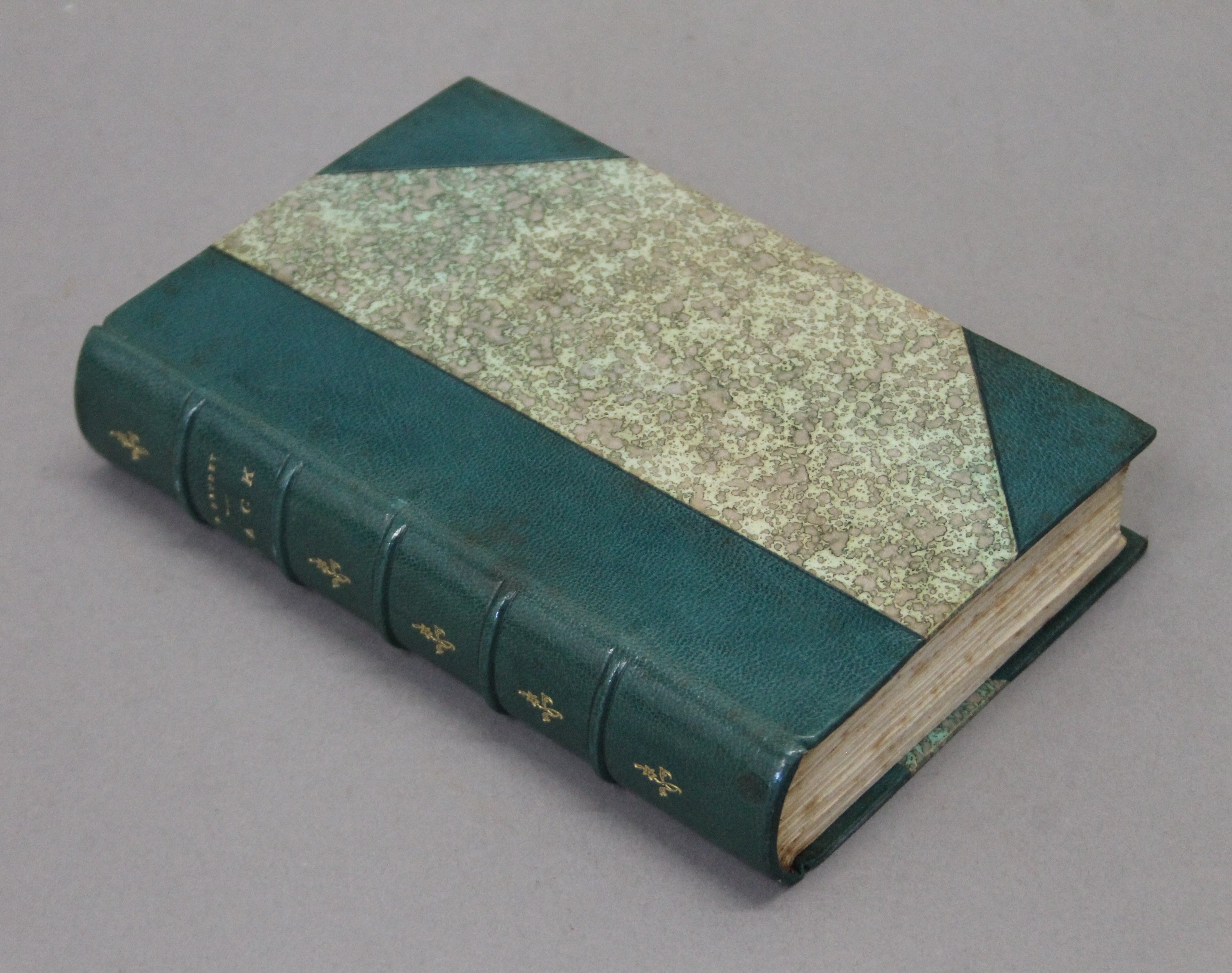 Moliere, Oeuvres Completes de Moliere, 4 vols, finely bound in full green morocco, - Bild 19 aus 56