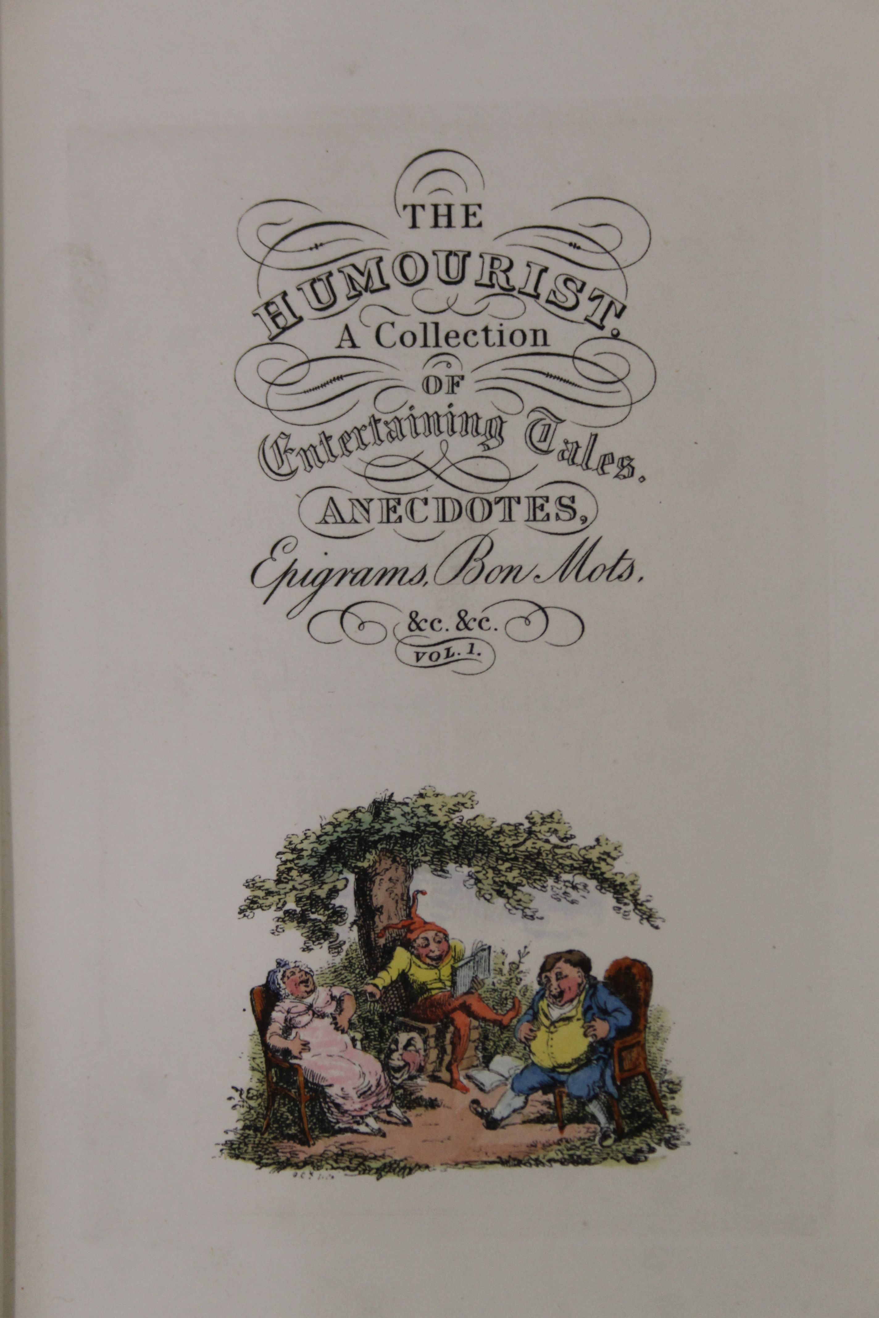 Cruikshank (George), The Humourist, A Collection of Entertaining Tales, Anecdotes, Epigrams, etc, - Bild 8 aus 55