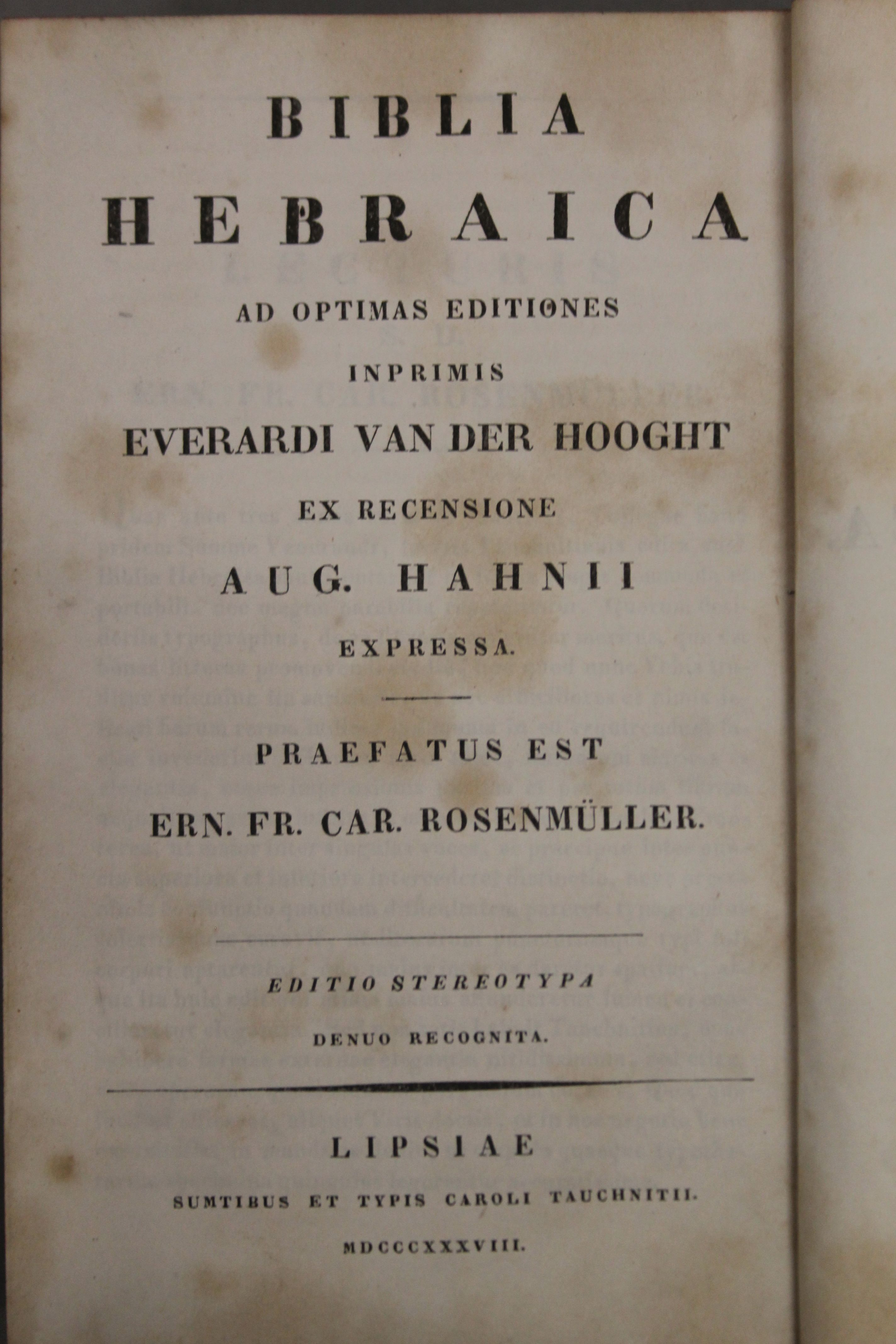 Bresslau (M H), The Hebrew Review and Magazine for Jewish Literature, New Series, vol 1, nos. - Image 25 of 25