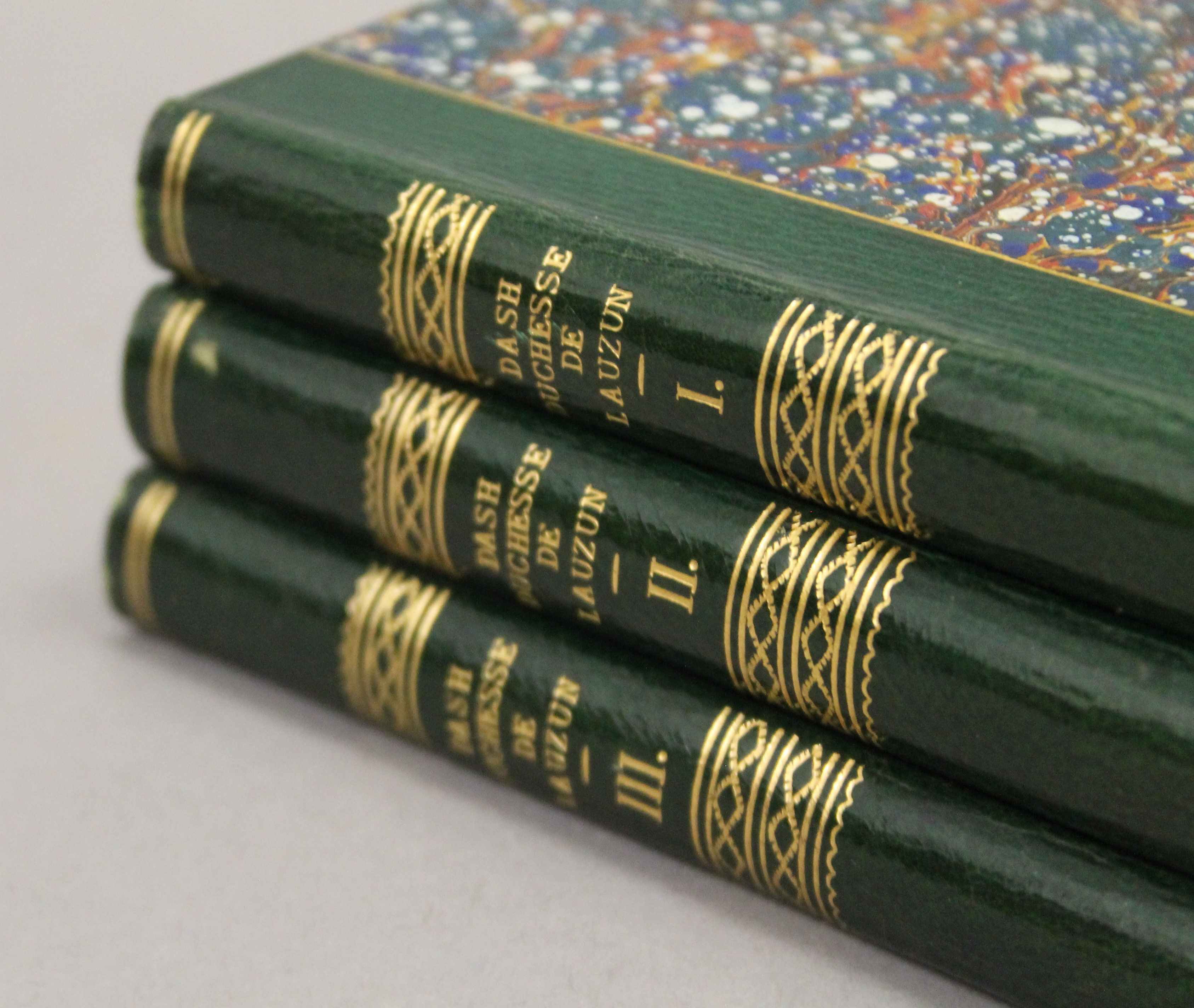 Mogador (Celeste), Memoires de Celeste Mogador, 4 vols, finely bound in half blue morocco, Paris, - Image 9 of 31