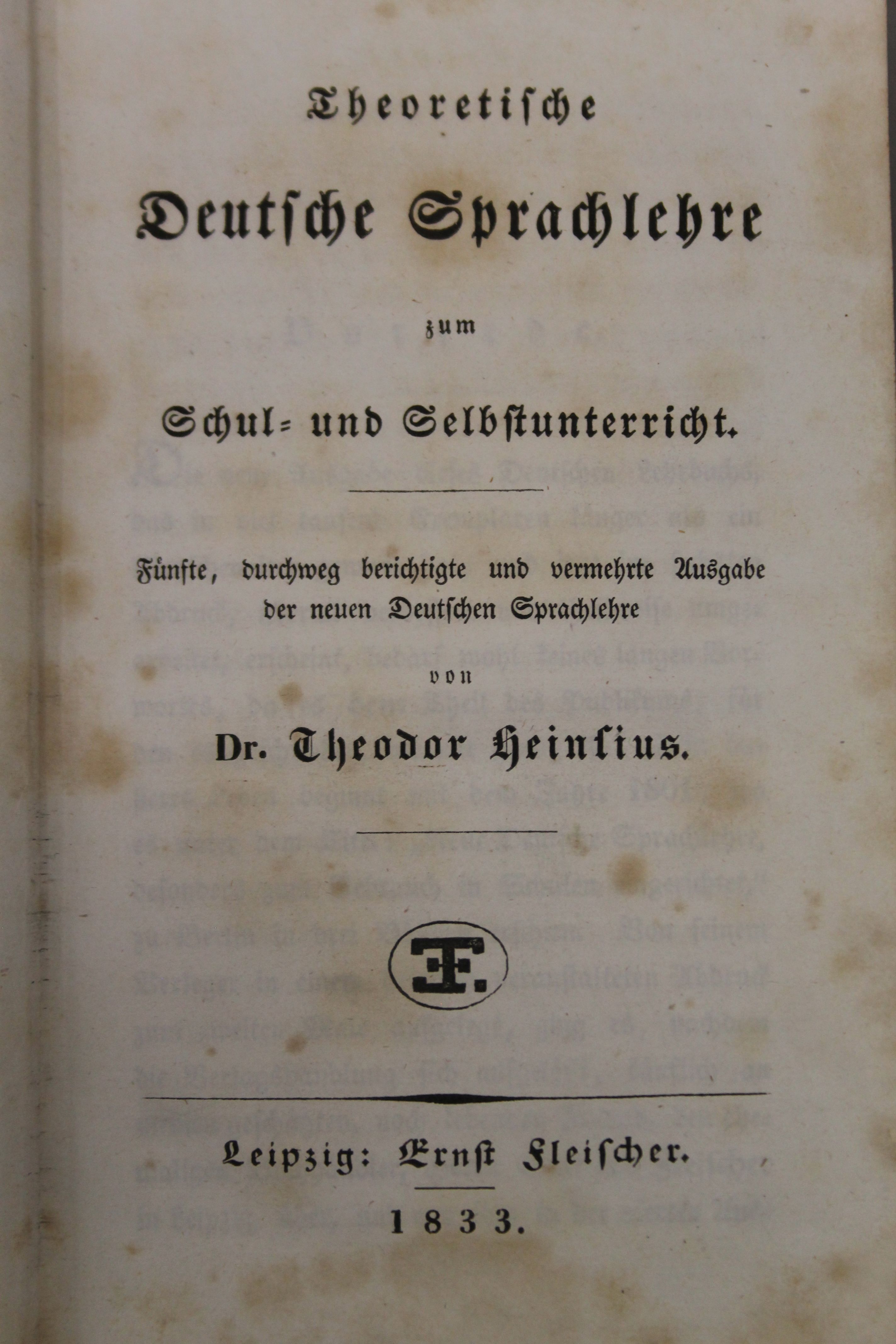 Raumer (Frederick von), Historisches Taschenbuch, 10 vols, full brown calf, labels, - Bild 55 aus 118