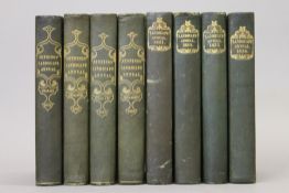 Landscape Annual 1831-1838, 8 vols, original green morocco, good copies.