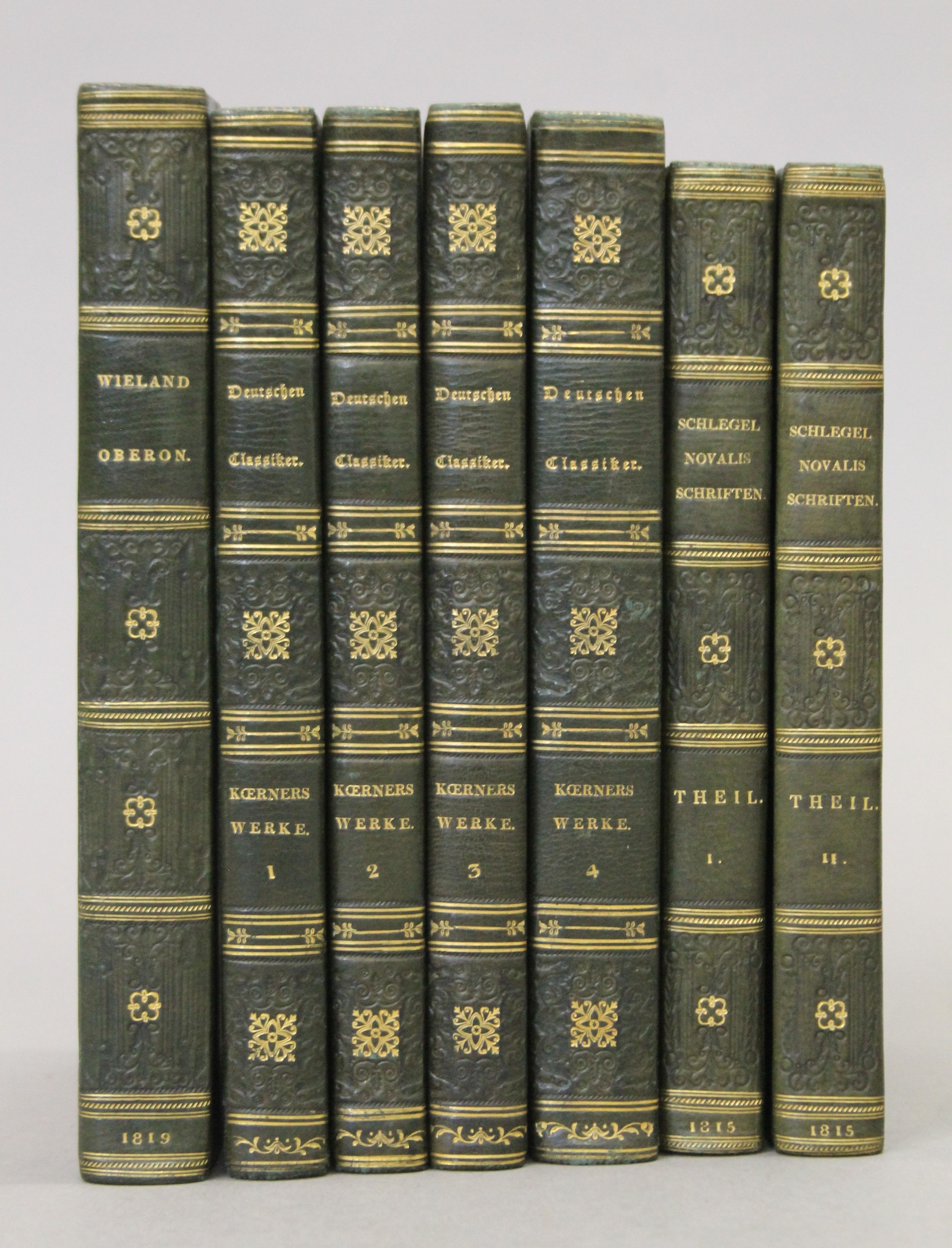 German Literature, 42 volumes, finely bound, some by Leighton. - Bild 21 aus 102
