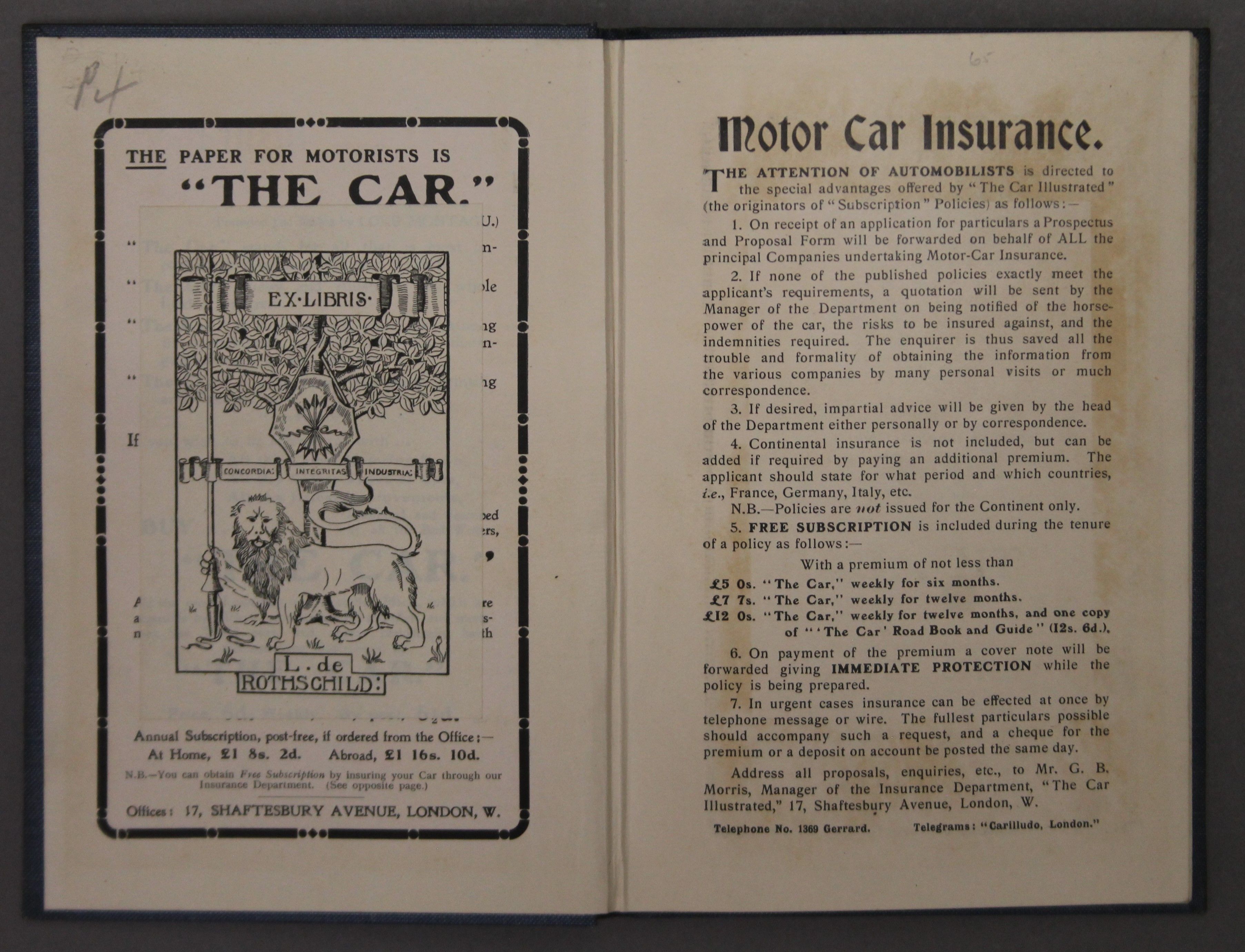 Thompson (Sir Henry), The Motor-Car Its Nature, Use and Management, Frederick Warne, - Image 42 of 56