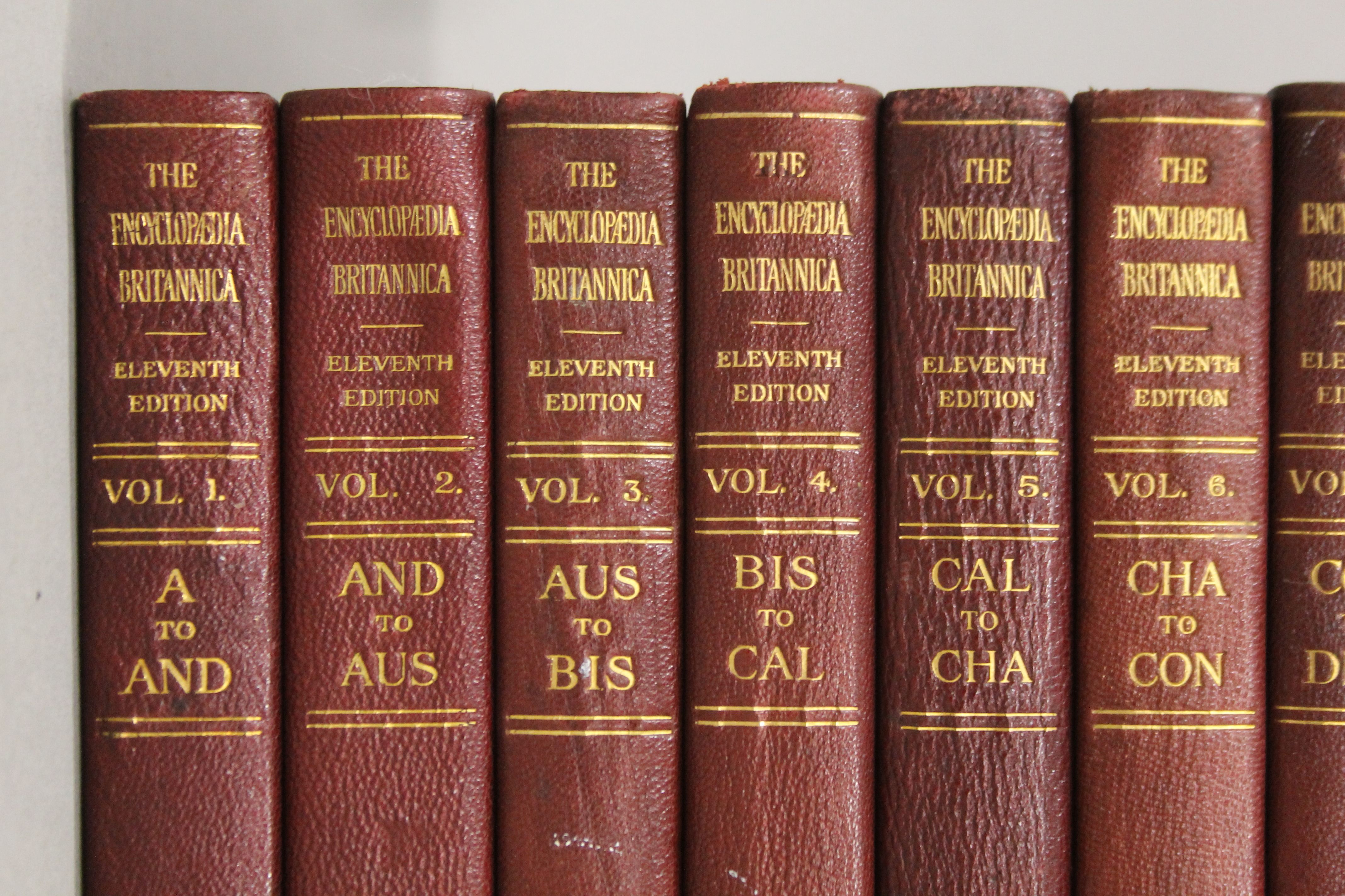 The Encyclopaedia Britannica, eleventh edition, 32 vols, India paper, - Image 2 of 18