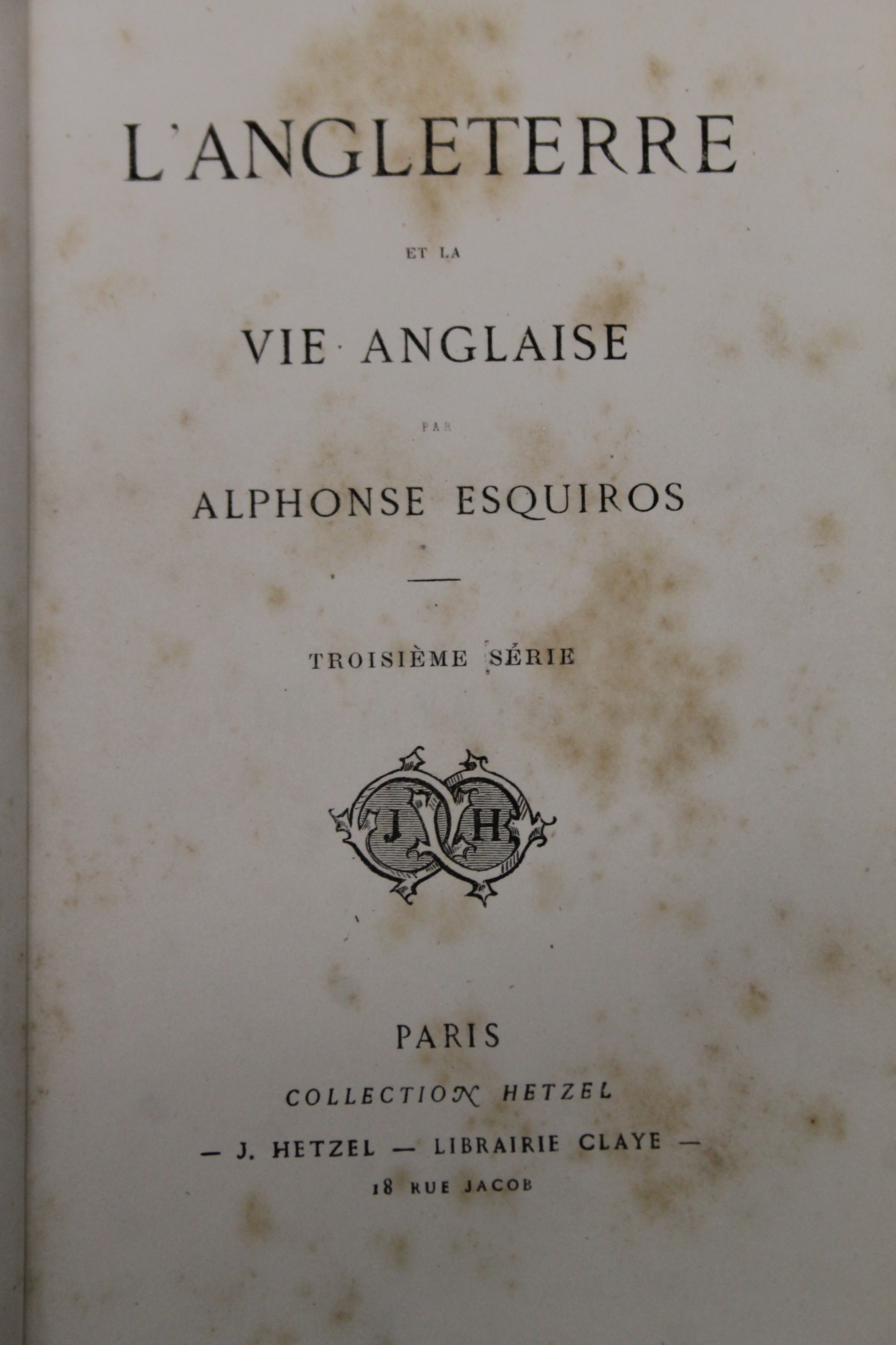 Moliere, Oeuvres Completes de Moliere, 4 vols, finely bound in full green morocco, - Bild 45 aus 56