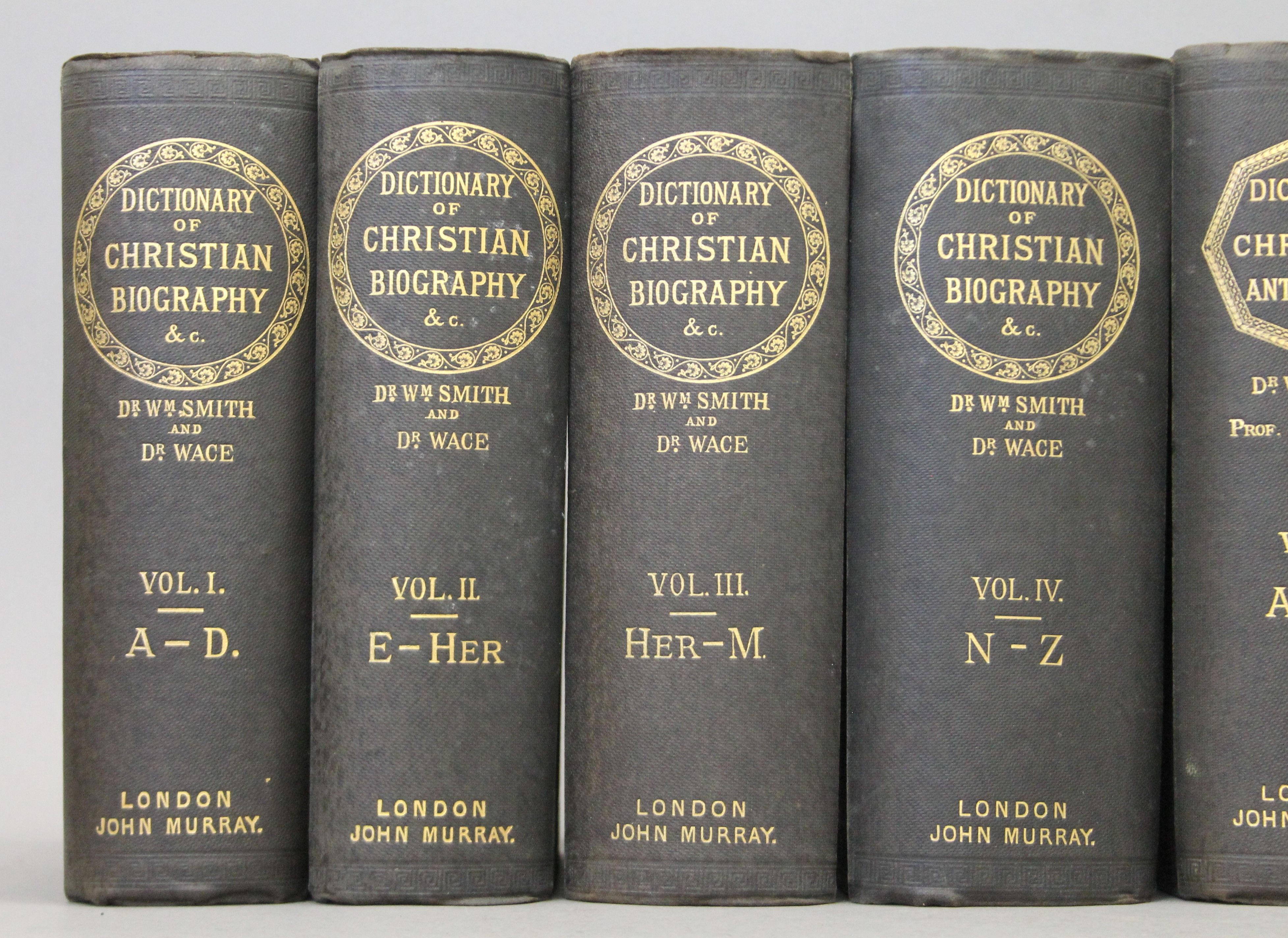 Smith (Sir William), A Dictionary of Christian Biography, 4 vols, - Image 2 of 19