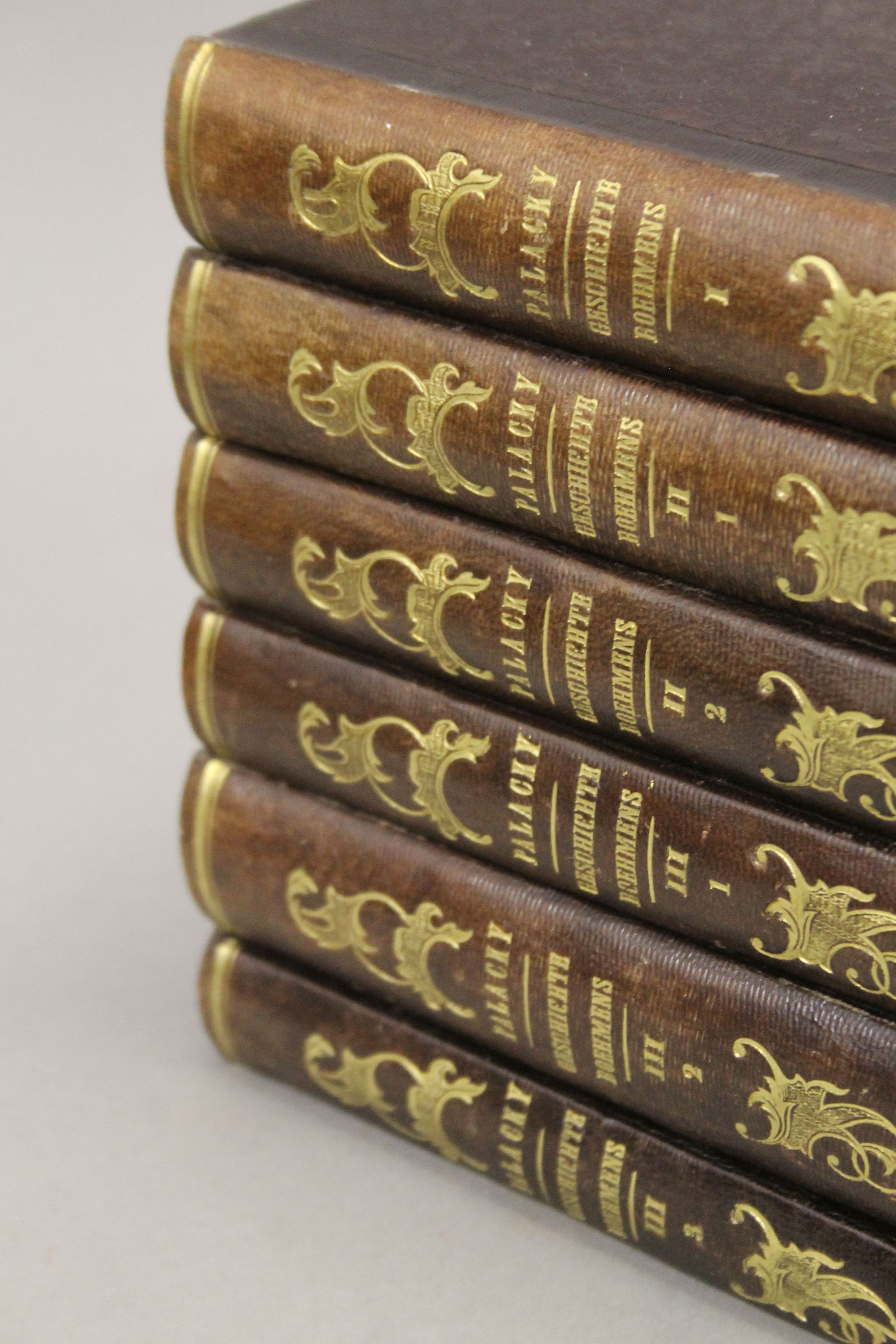 Raumer (Frederick von), Historisches Taschenbuch, 10 vols, full brown calf, labels, - Image 24 of 118