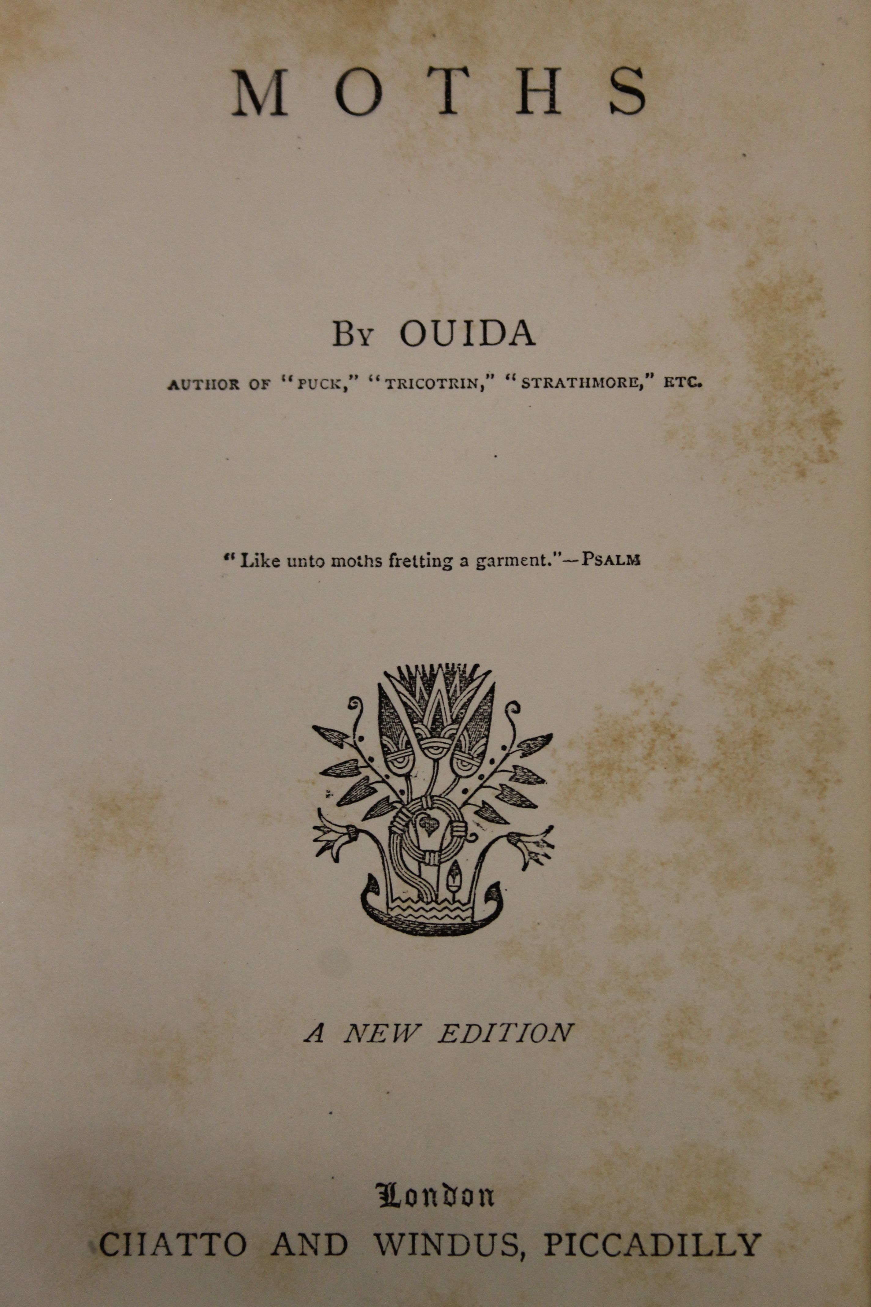 Ouida (La Ramee Marie Louise de), Novels, 17 volumes bound in matching half brown calf, - Image 8 of 9