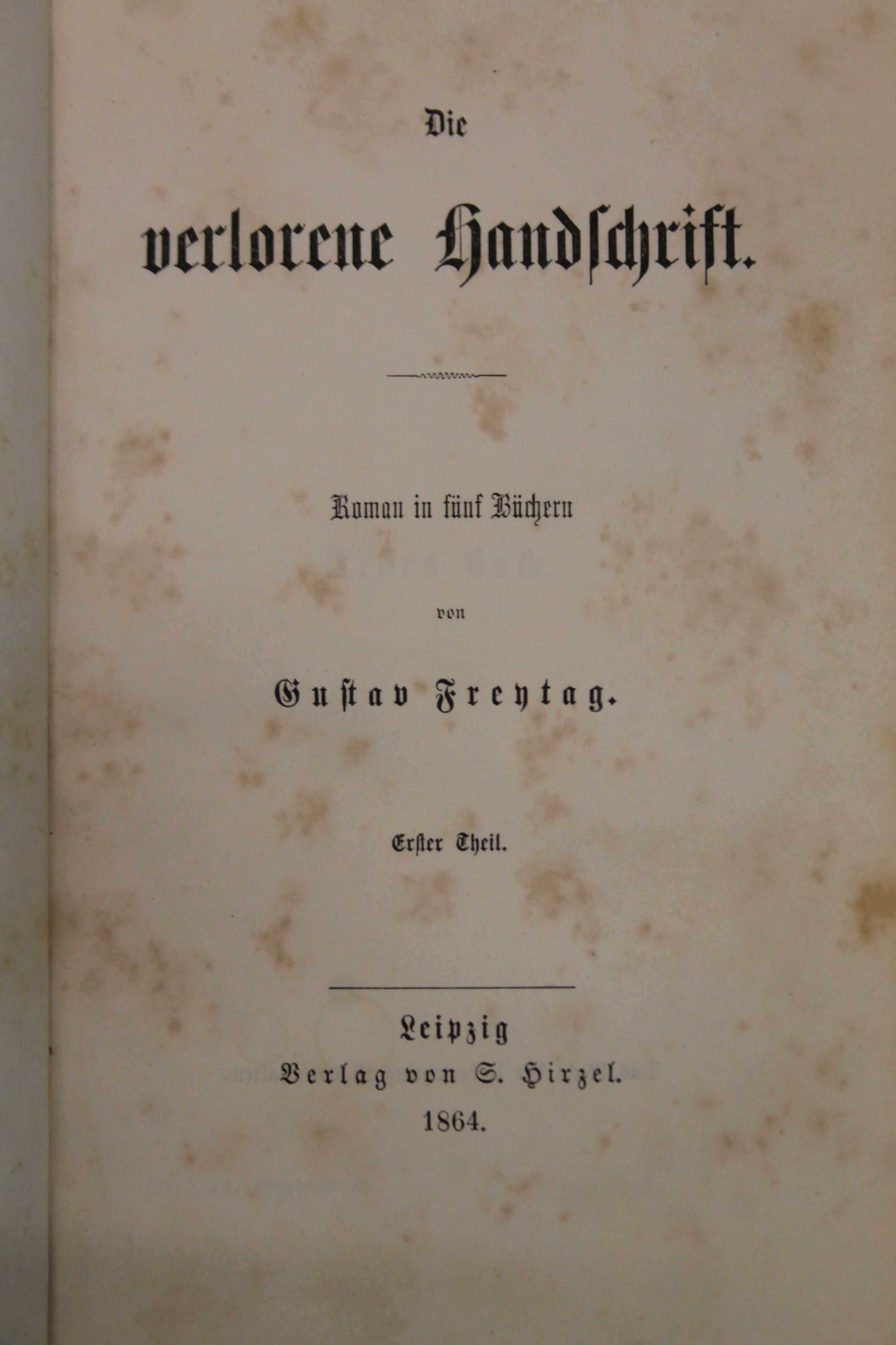 Raumer (Frederick von), Historisches Taschenbuch, 10 vols, full brown calf, labels, - Image 40 of 118