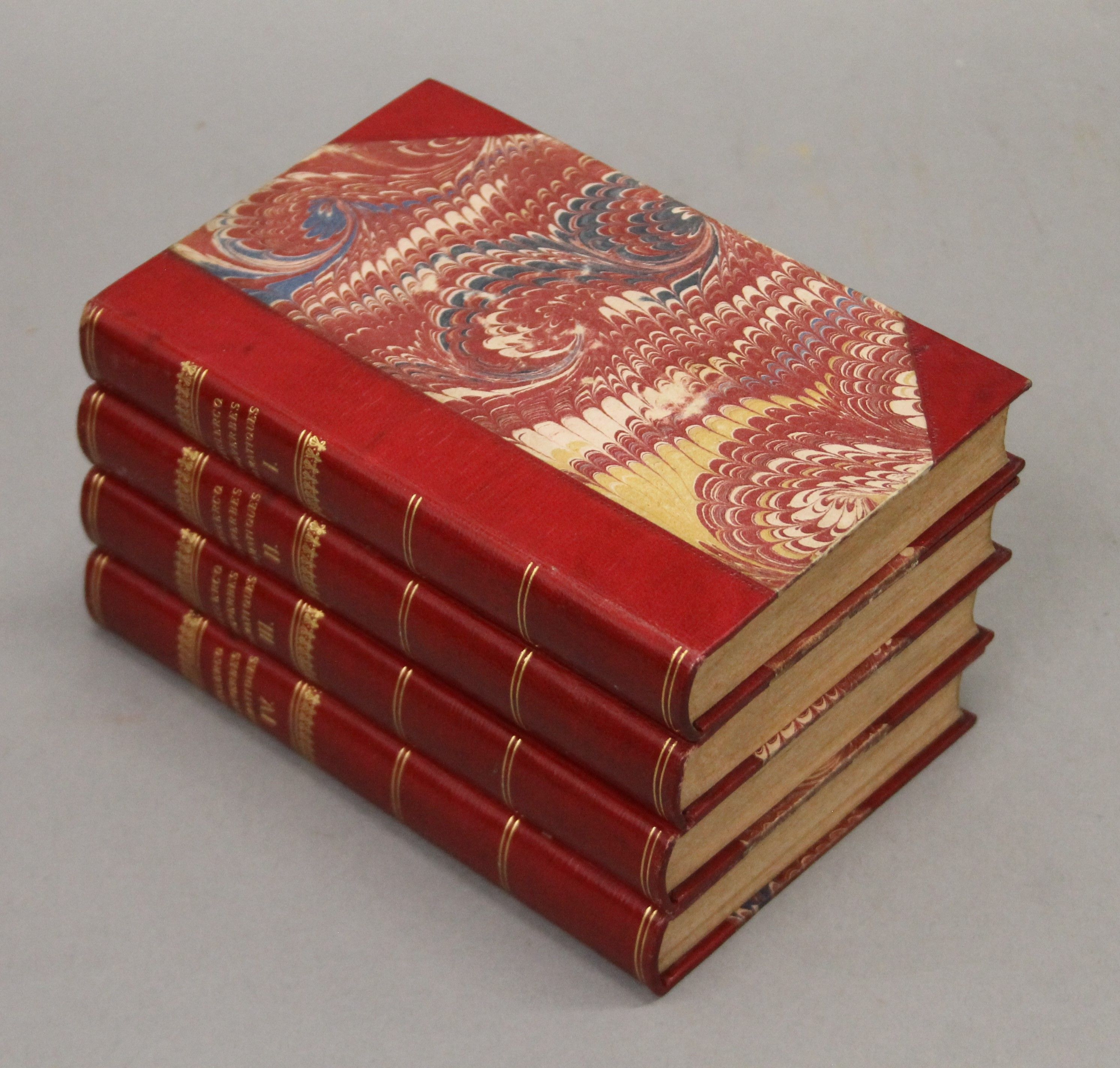 Mogador (Celeste), Memoires de Celeste Mogador, 4 vols, finely bound in half blue morocco, Paris, - Image 14 of 31
