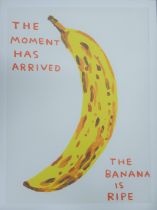 SHRIGLEY, DAVID OBE (born 1968) British (AR), The Moment Has Arrived, The Banana Is Ripe,
