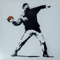 BANKSY, After (born 1974) British (AR), Love is in the Air,