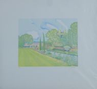 TIPPETT, JANE (born 1949) British (AR), Lambeth Palace Gardens 1,