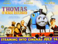 THOMAS THE TANK ENGINE, an original film poster for Thomas And The Magic Railroad. 30 x 40 cm.