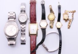 A quantity of various wristwatches.