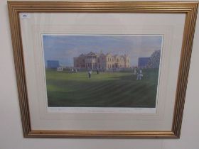 The Alfred Dunhill Cup, Signed Craig Campbell limited edition print 27/500 with 3 other pencil