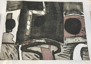 John Brunsdon (British, 1933-2014): two etchings with aquatint - 'Dreams III - Entry', artist's